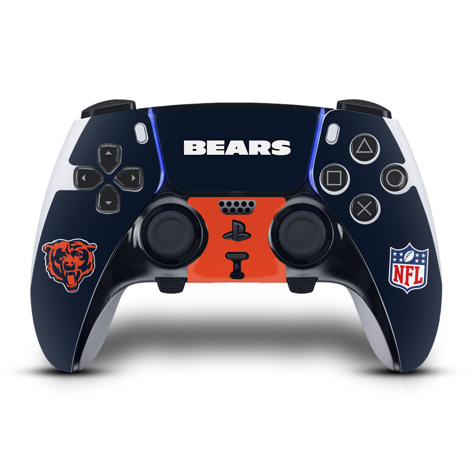 OFFICIAL NFL CHICAGO BEARS VINYL SKIN FOR SONY PS5 DUALSENSE EDGE CONTROLLER