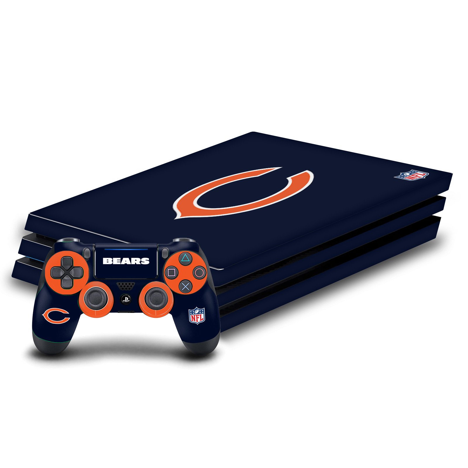 OFFIZIELLER NFL CHICAGO BEARS VINYL SKIN AUFKLEBER FÜR PS4 PRO KONSOLE & DUALSHOCK 4 - Bild 21 von 23