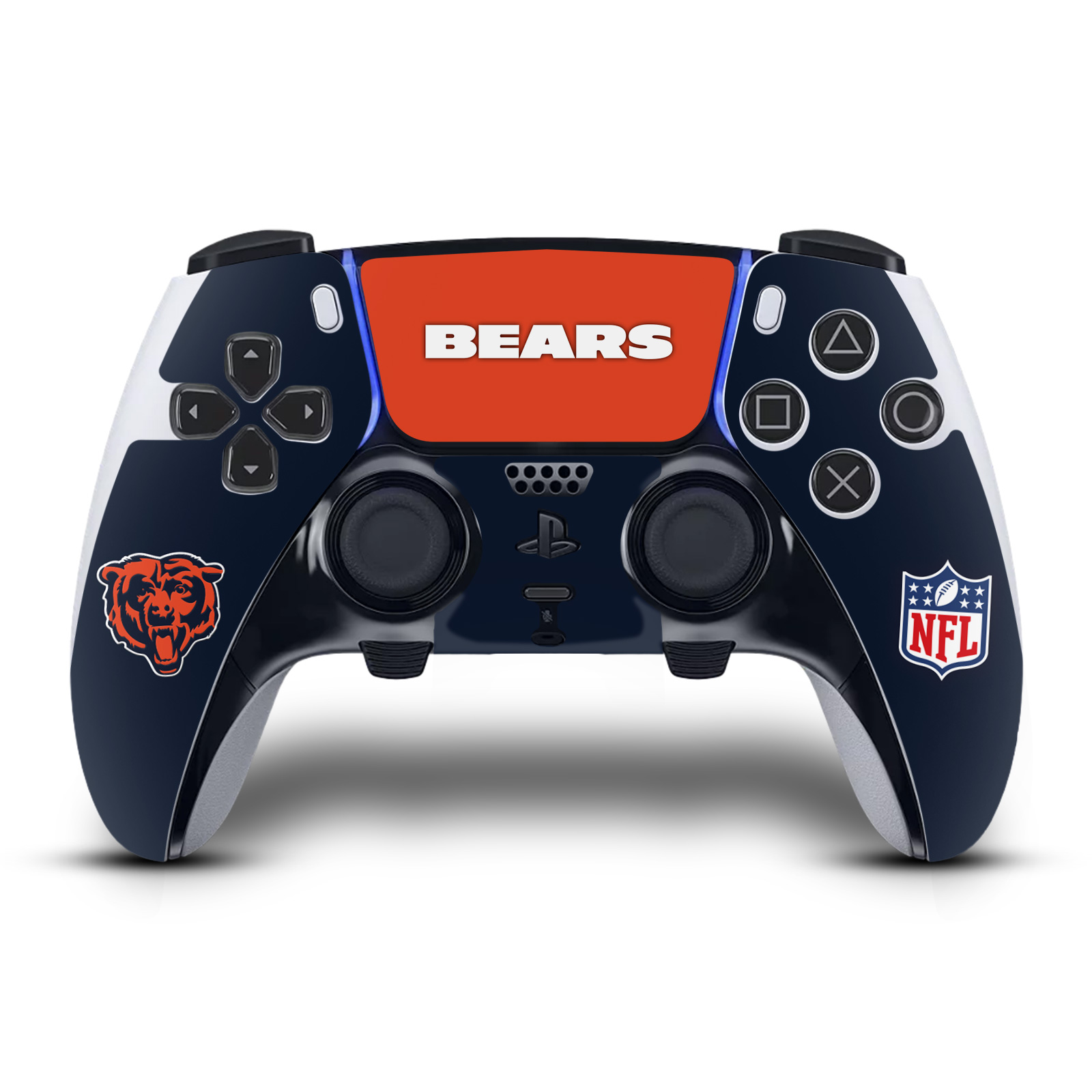 OFFICIAL NFL CHICAGO BEARS VINYL SKIN FOR SONY PS5 DUALSENSE EDGE CONTROLLER