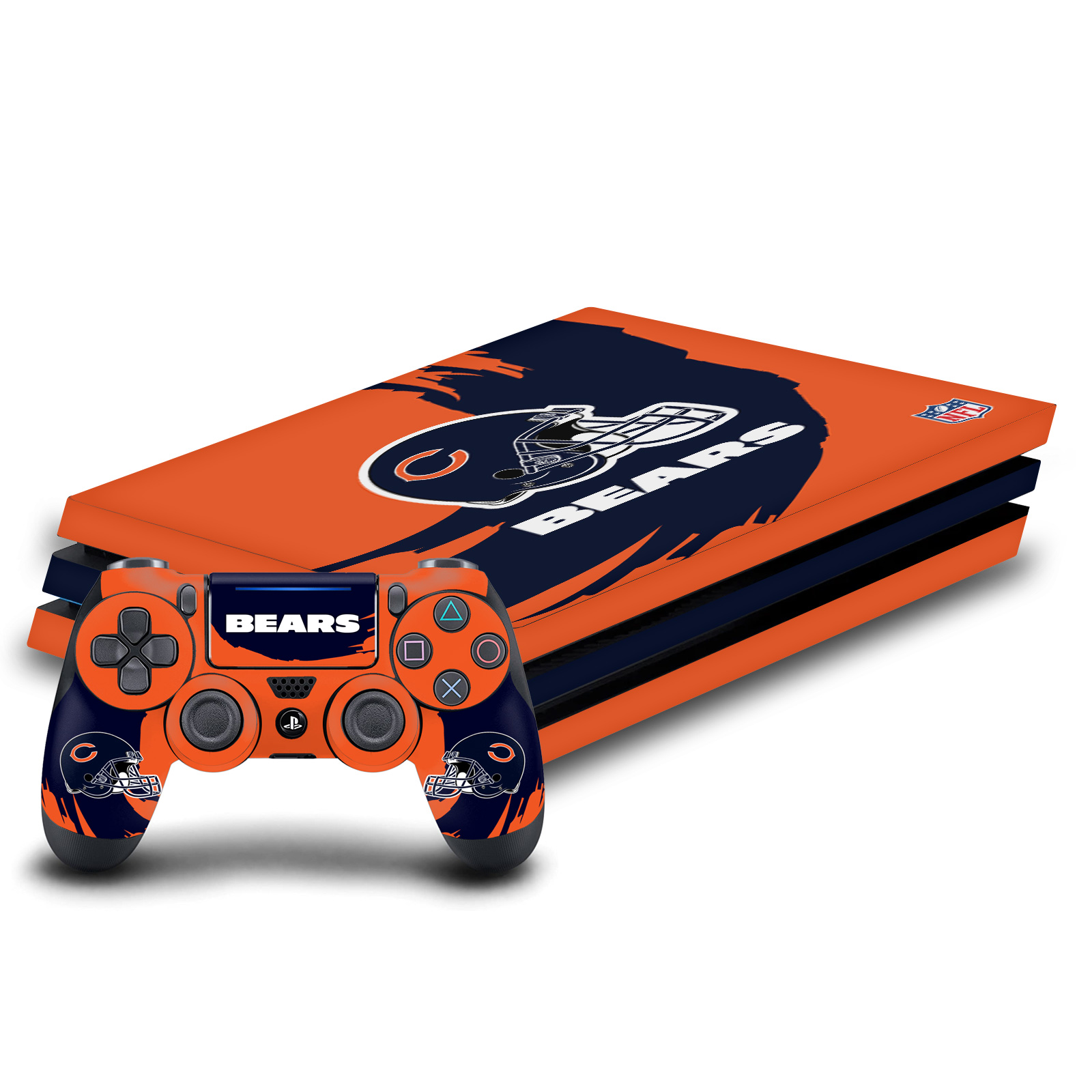 OFFIZIELLER NFL CHICAGO BEARS VINYL SKIN AUFKLEBER FÜR PS4 PRO KONSOLE & DUALSHOCK 4 - Bild 23 von 23