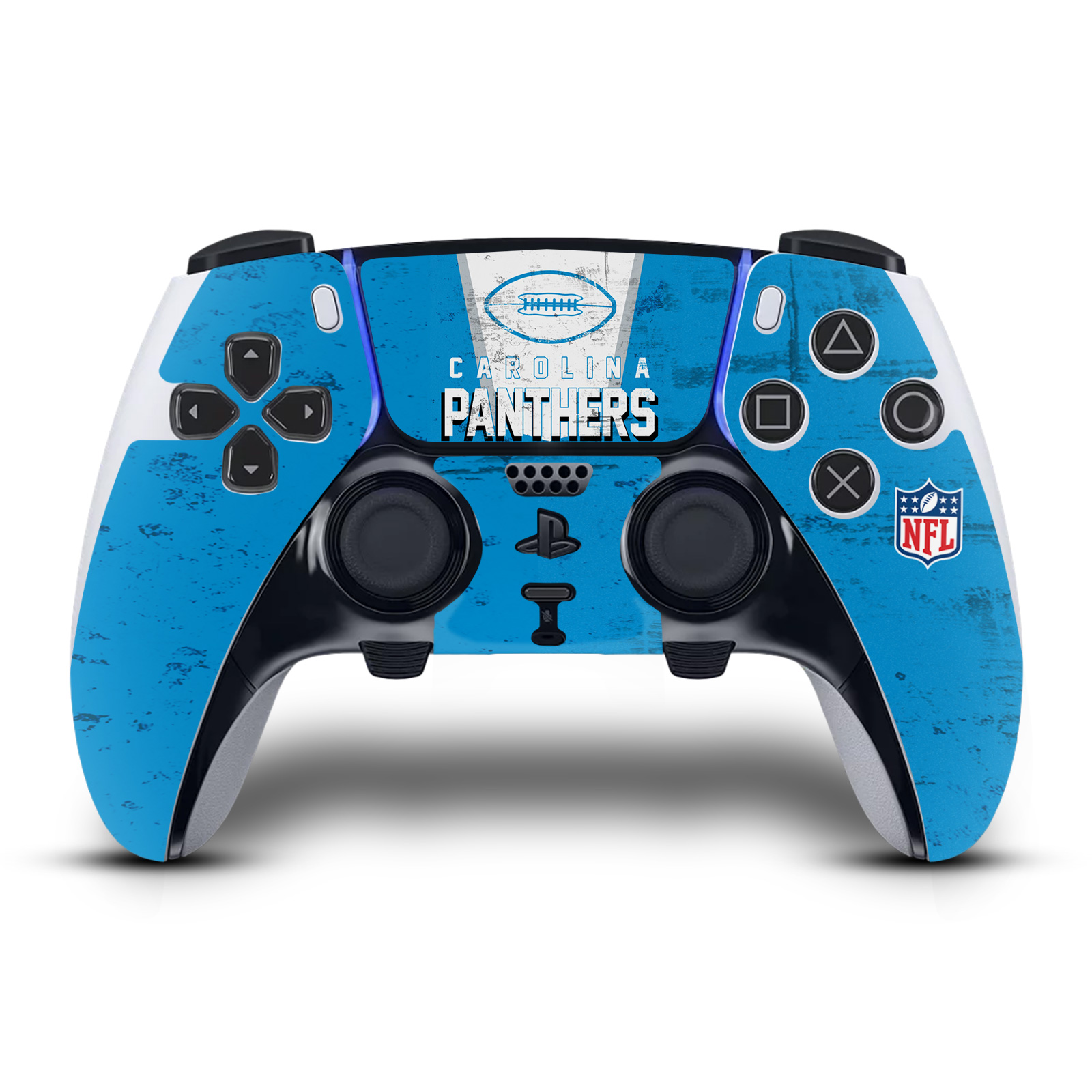 OFFICIAL NFL CAROLINA PANTHERS VINYL SKIN FOR SONY PS5 DUALSENSE EDGE CONTROLLER