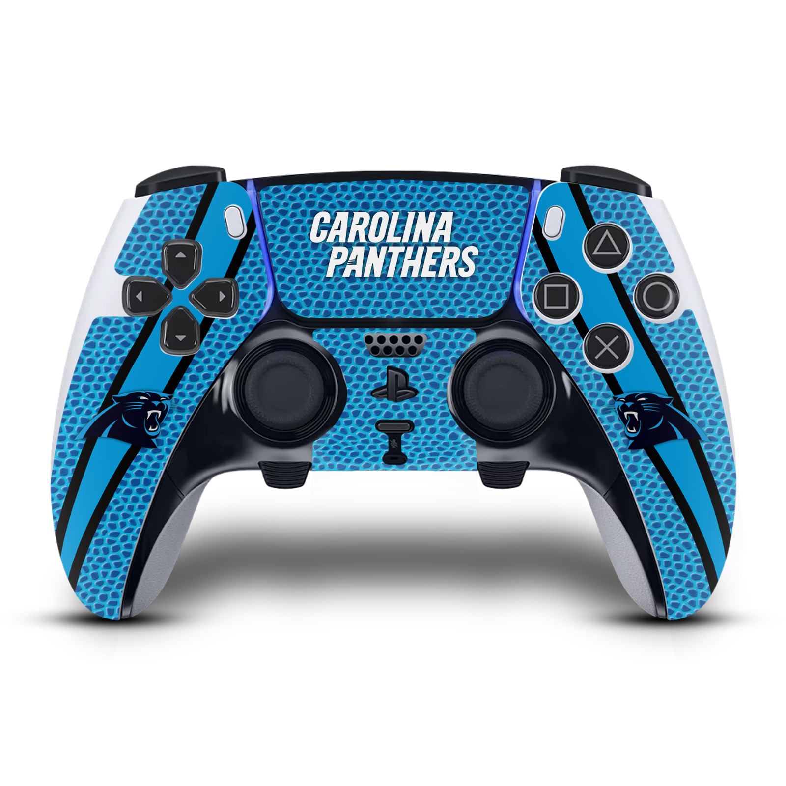 OFFICIAL NFL CAROLINA PANTHERS VINYL SKIN FOR SONY PS5 DUALSENSE EDGE CONTROLLER