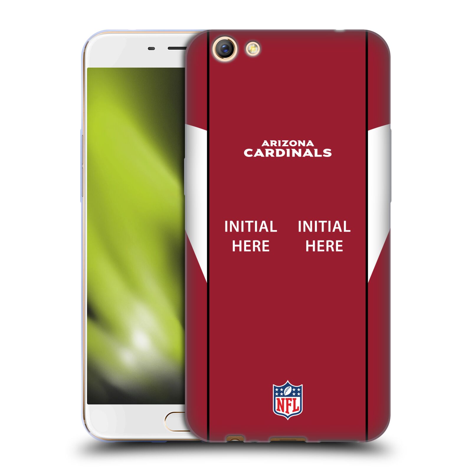 CUSTOM CUSTOMIZED PERSONALIZED NFL ARIZONA CARDINALS GEL CASE FOR OPPO PHONES