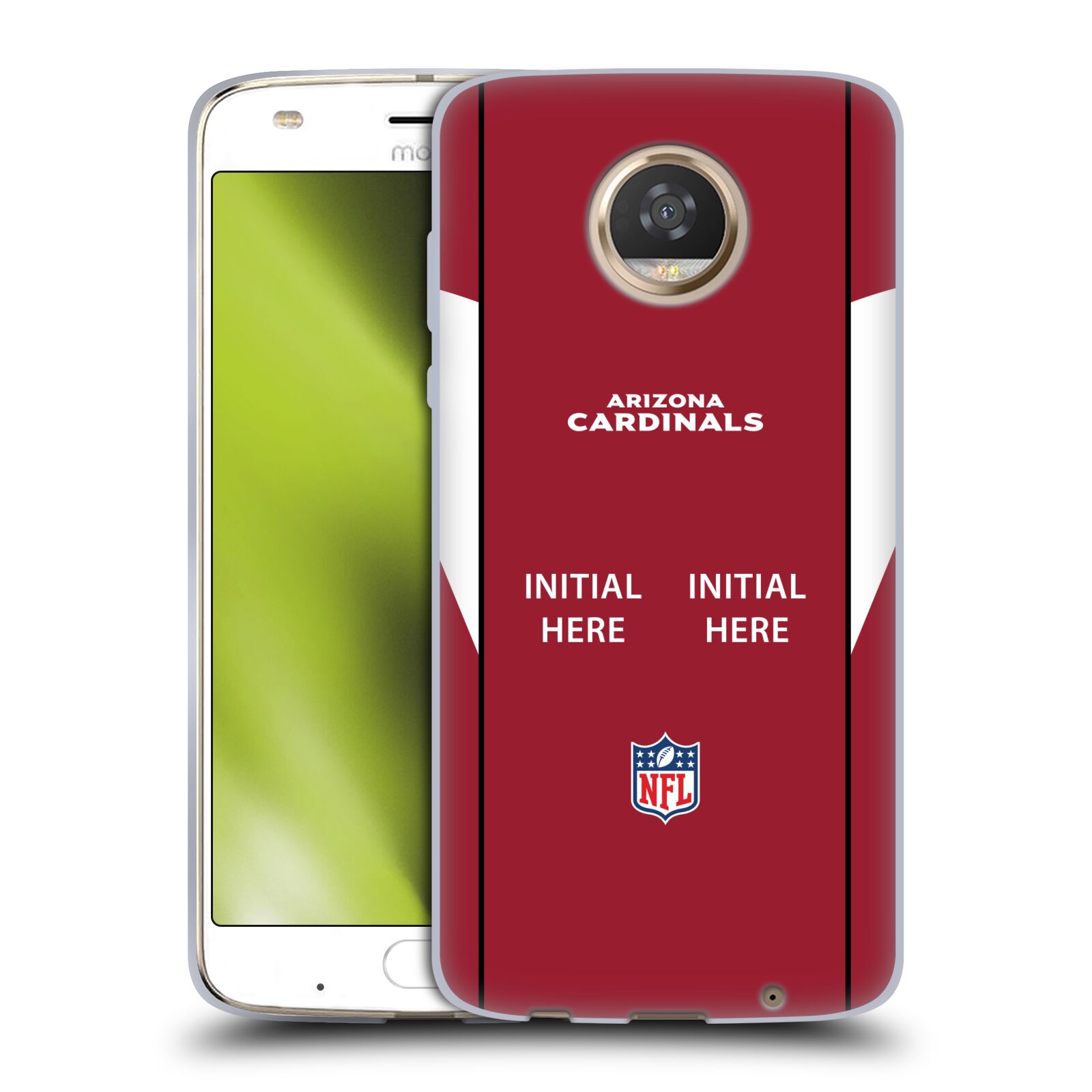 CUSTOM PERSONALIZED NFL ARIZONA CARDINALS SOFT GEL CASE FOR MOTOROLA PHONES 2