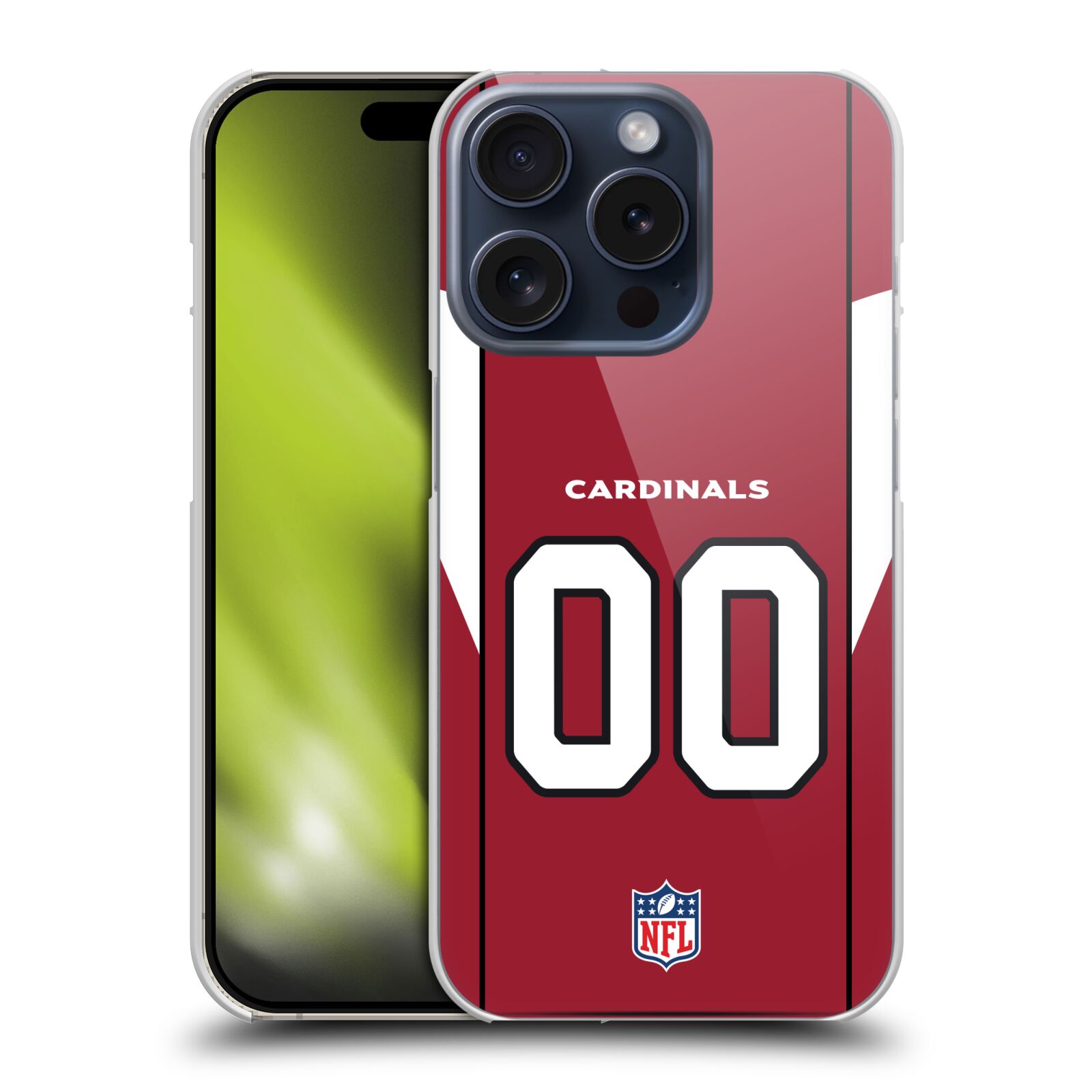 CUSTOM PERSONALIZED NFL ARIZONA CARDINALS HARD BACK CASE FOR APPLE iPHONE PHONES