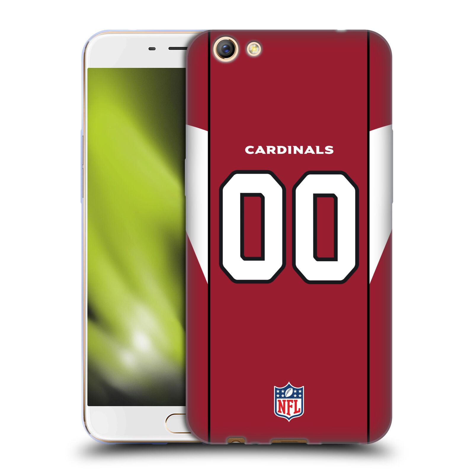 CUSTOM CUSTOMIZED PERSONALIZED NFL ARIZONA CARDINALS GEL CASE FOR OPPO PHONES