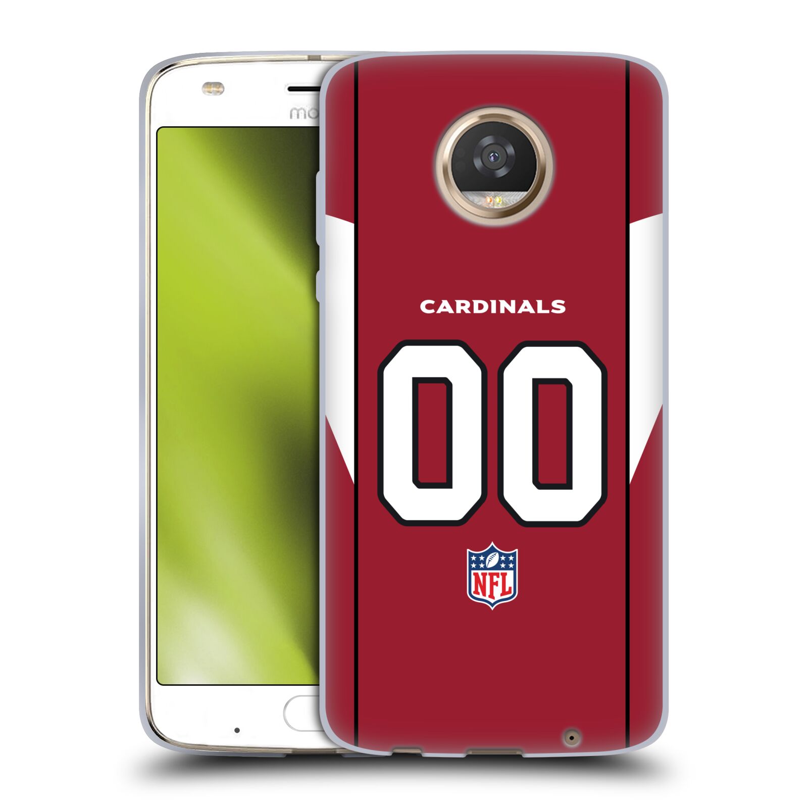 CUSTOM PERSONALIZED NFL ARIZONA CARDINALS SOFT GEL CASE FOR MOTOROLA PHONES 2