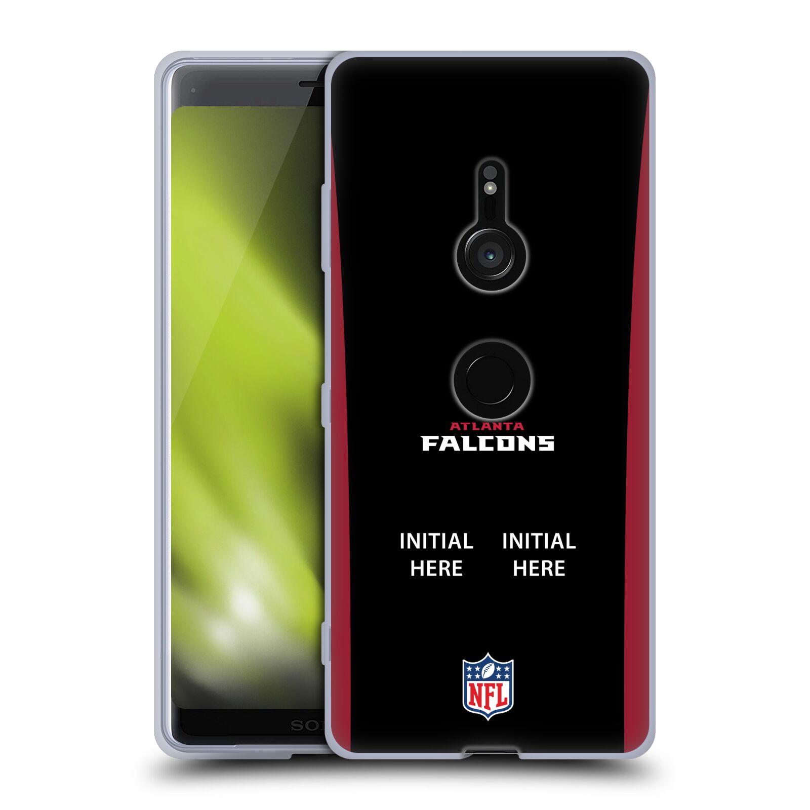 CUSTOM CUSTOMIZED PERSONALIZED NFL ATLANTA FALCONS GEL CASE FOR SONY PHONES 1