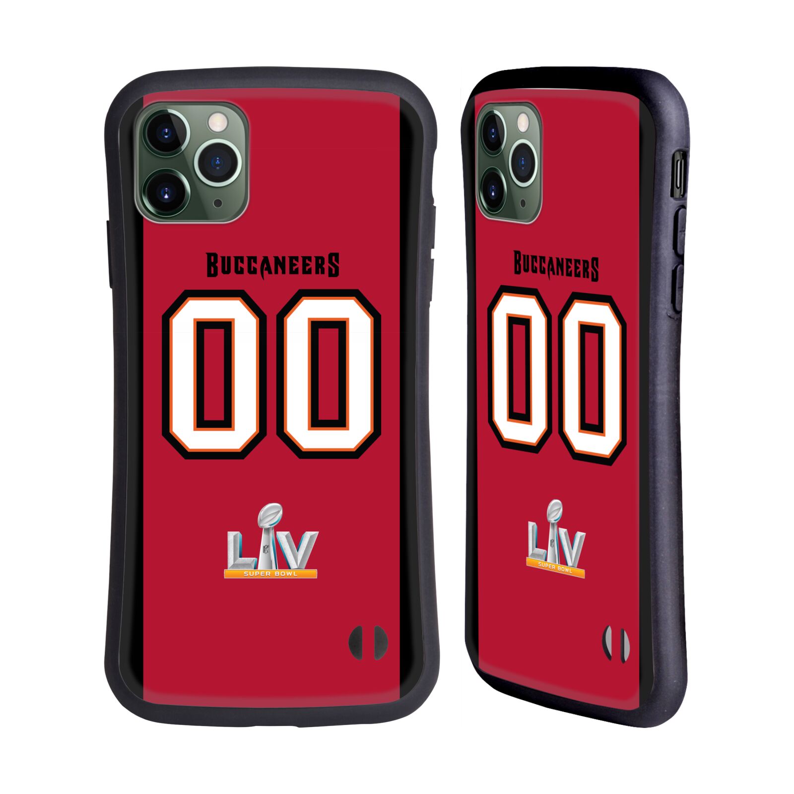 PERSONALISED NFL TAMPA BAY BUCS HYBRID CASE FOR APPLE iPHONES PHONES - Picture 9 of 9