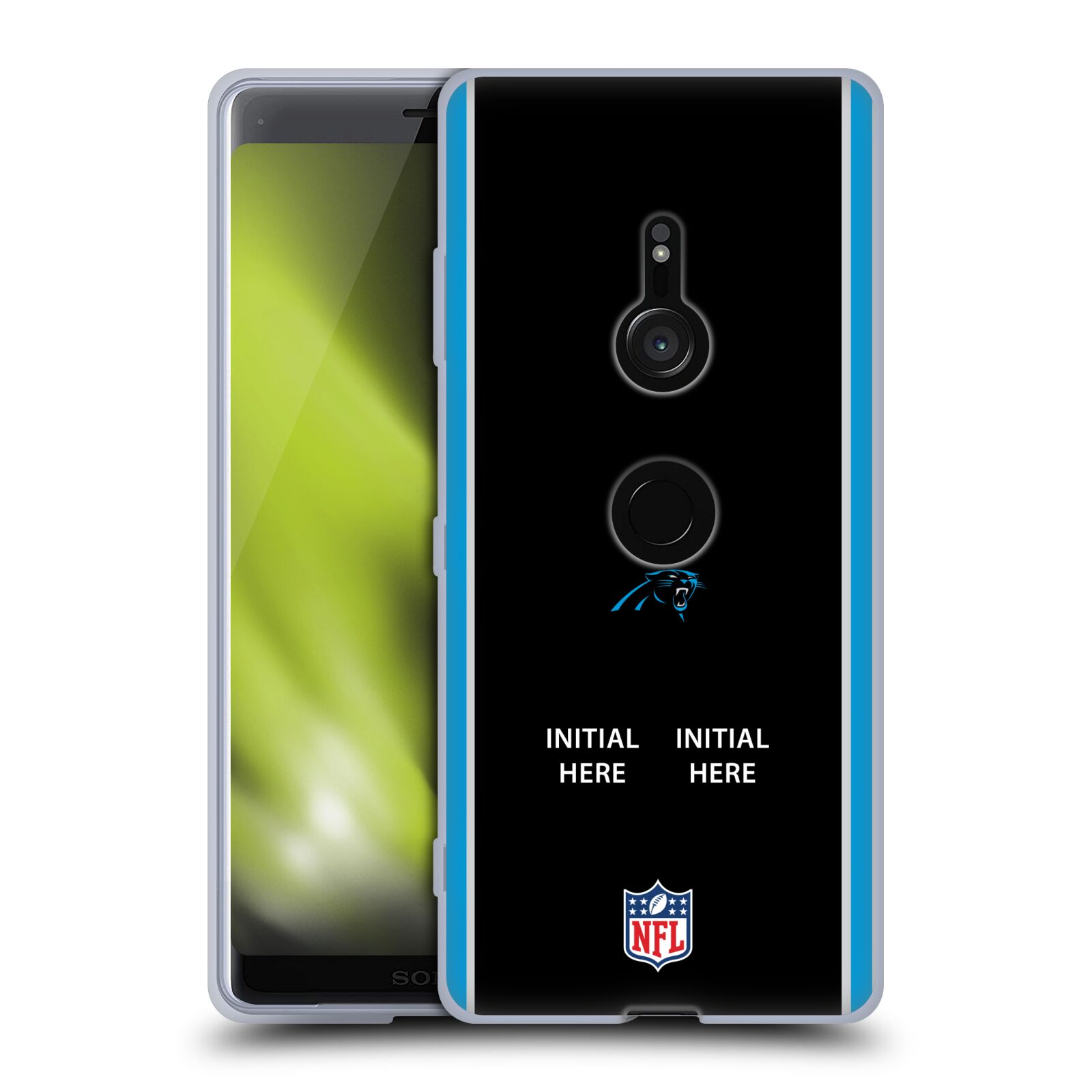 CUSTOM CUSTOMIZED PERSONALIZED NFL CAROLINA PANTHERS GEL CASE FOR SONY PHONES 1