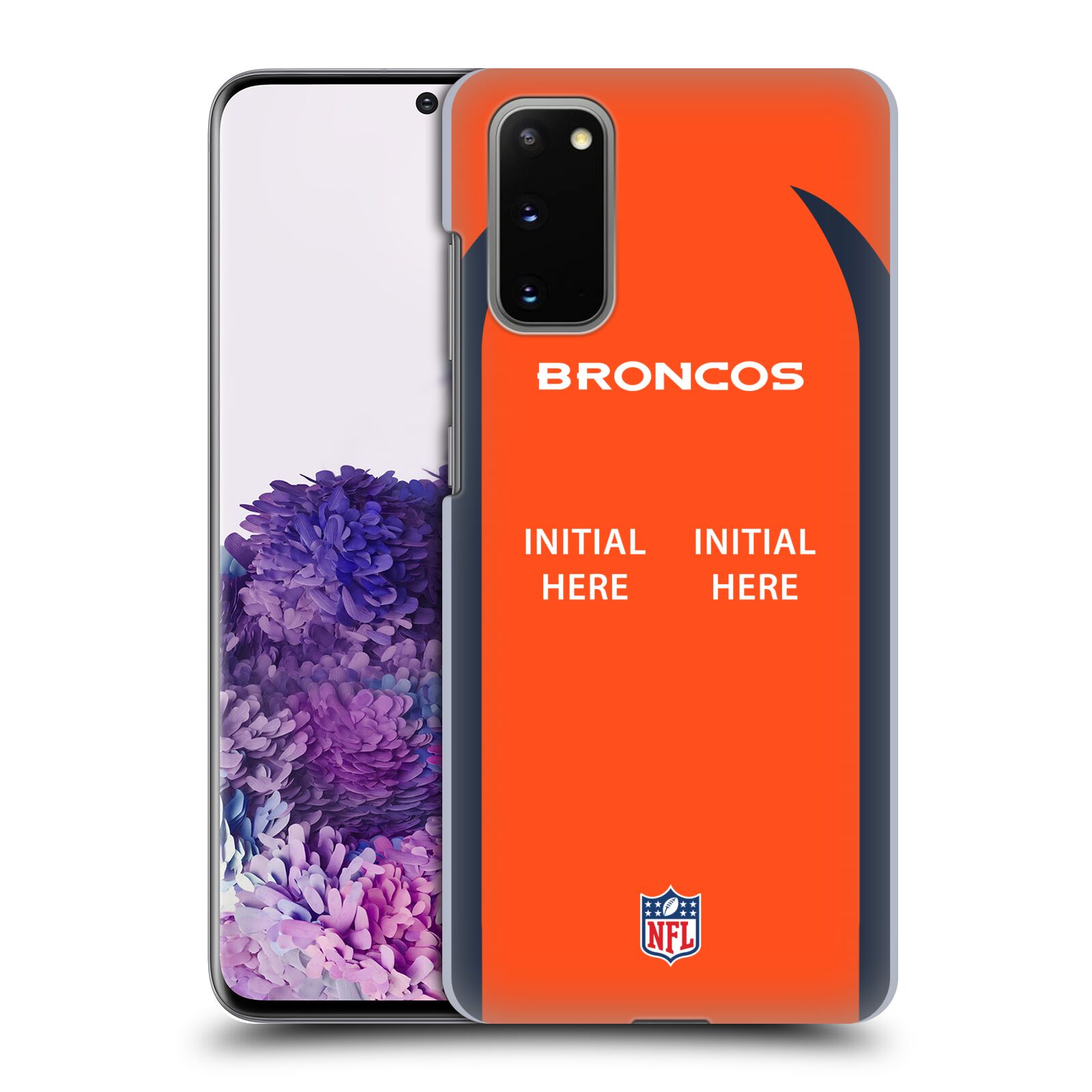 CUSTOM CUSTOMIZED PERSONALIZED NFL DENVER BRONCOS BACK CASE FOR SAMSUNG PHONES 1