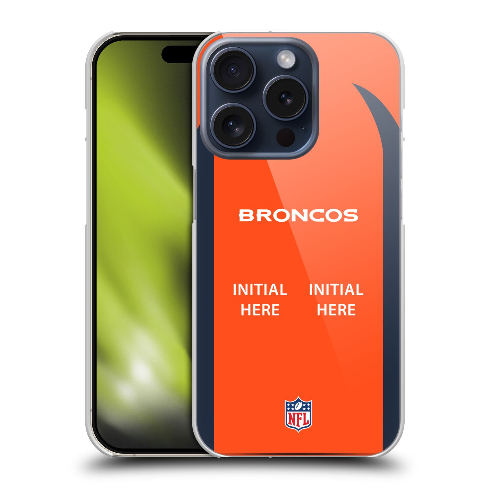 CUSTOM CUSTOMIZED PERSONALIZED NFL DENVER BRONCOS CASE FOR APPLE iPHONE PHONES