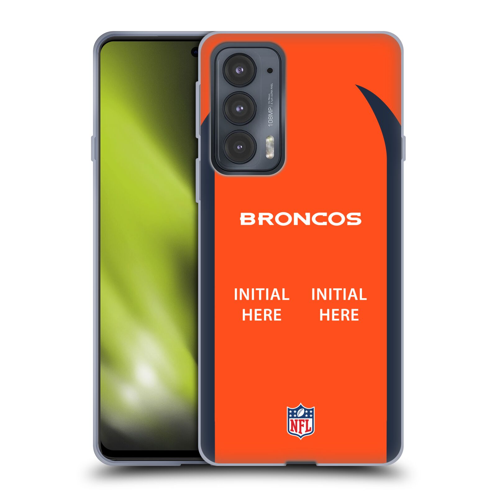 OFFICIAL NFL DENVER BRONCOS GRAPHICS SOFT GEL CASE FOR SAMSUNG PHONES 1