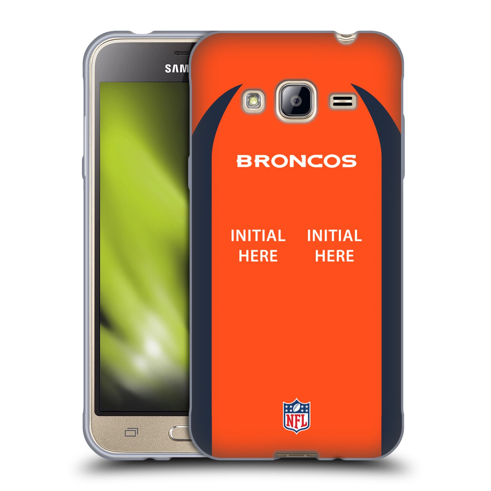 CUSTOM CUSTOMIZED PERSONALIZED NFL DENVER BRONCOS GEL CASE FOR SAMSUNG PHONES 3