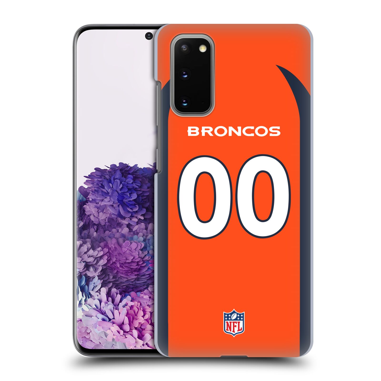 CUSTOM CUSTOMIZED PERSONALIZED NFL DENVER BRONCOS BACK CASE FOR SAMSUNG PHONES 1