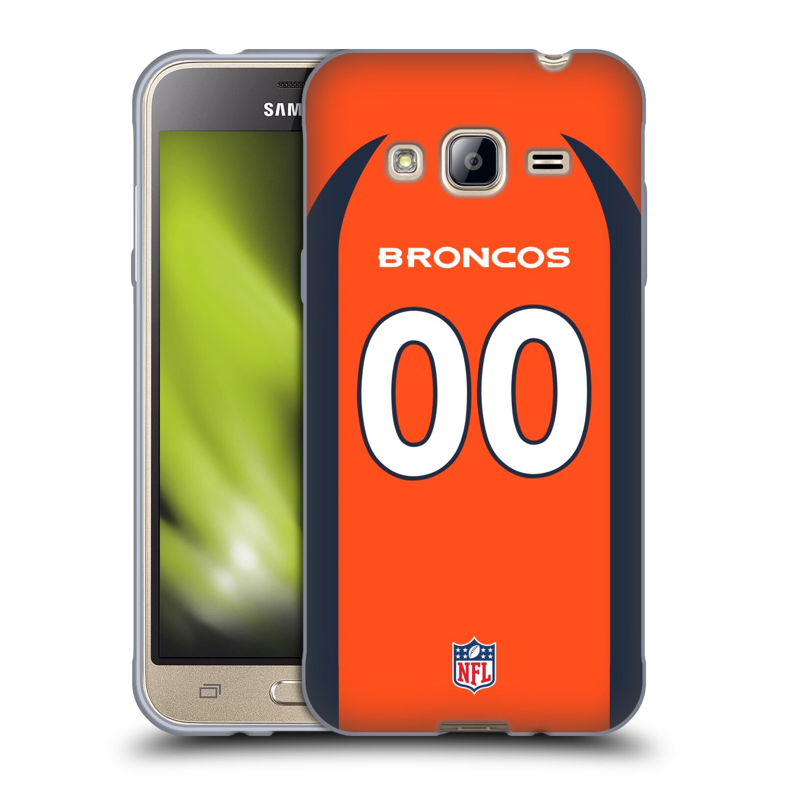 CUSTOM CUSTOMIZED PERSONALIZED NFL DENVER BRONCOS GEL CASE FOR SAMSUNG PHONES 3