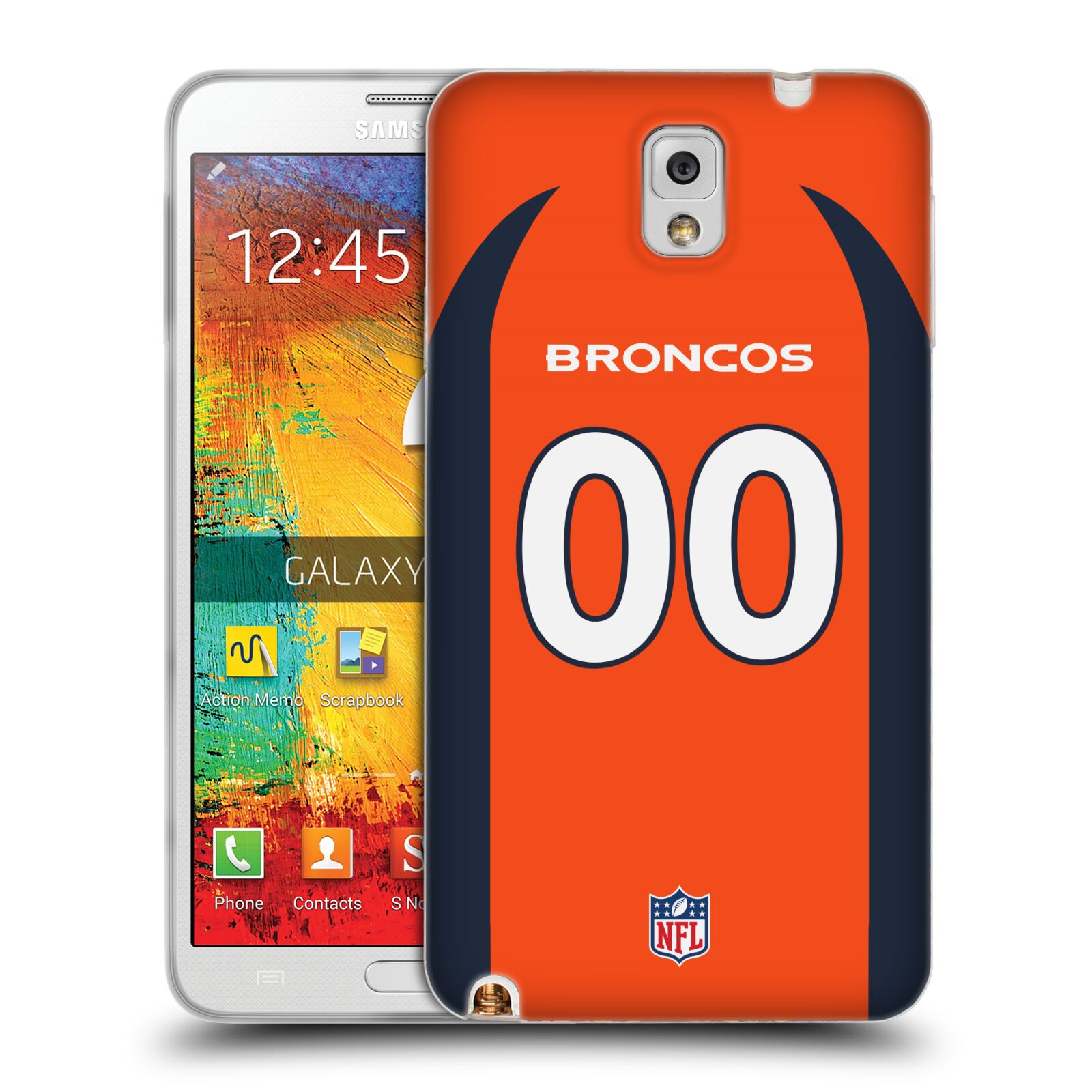 CUSTOM CUSTOMIZED PERSONALIZED NFL DENVER BRONCOS GEL CASE FOR SAMSUNG PHONES 2