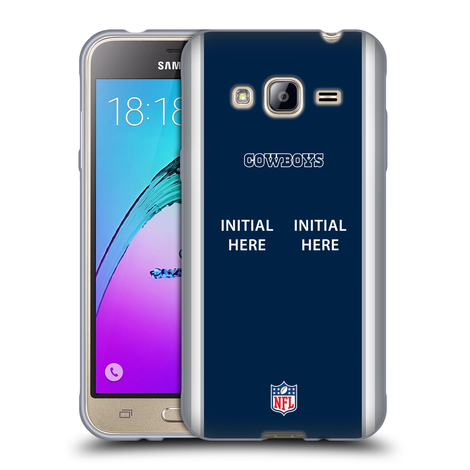 CUSTOM CUSTOMIZED PERSONALIZED NFL DALLAS COWBOYS GEL CASE FOR SAMSUNG PHONES 3