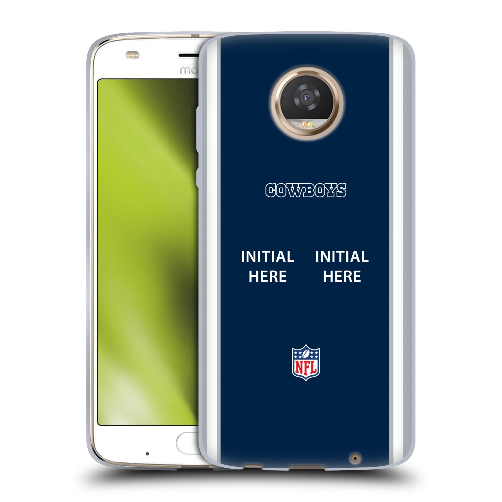 CUSTOM CUSTOMIZED PERSONALIZED NFL DALLAS COWBOYS GEL CASE FOR MOTOROLA PHONES 2