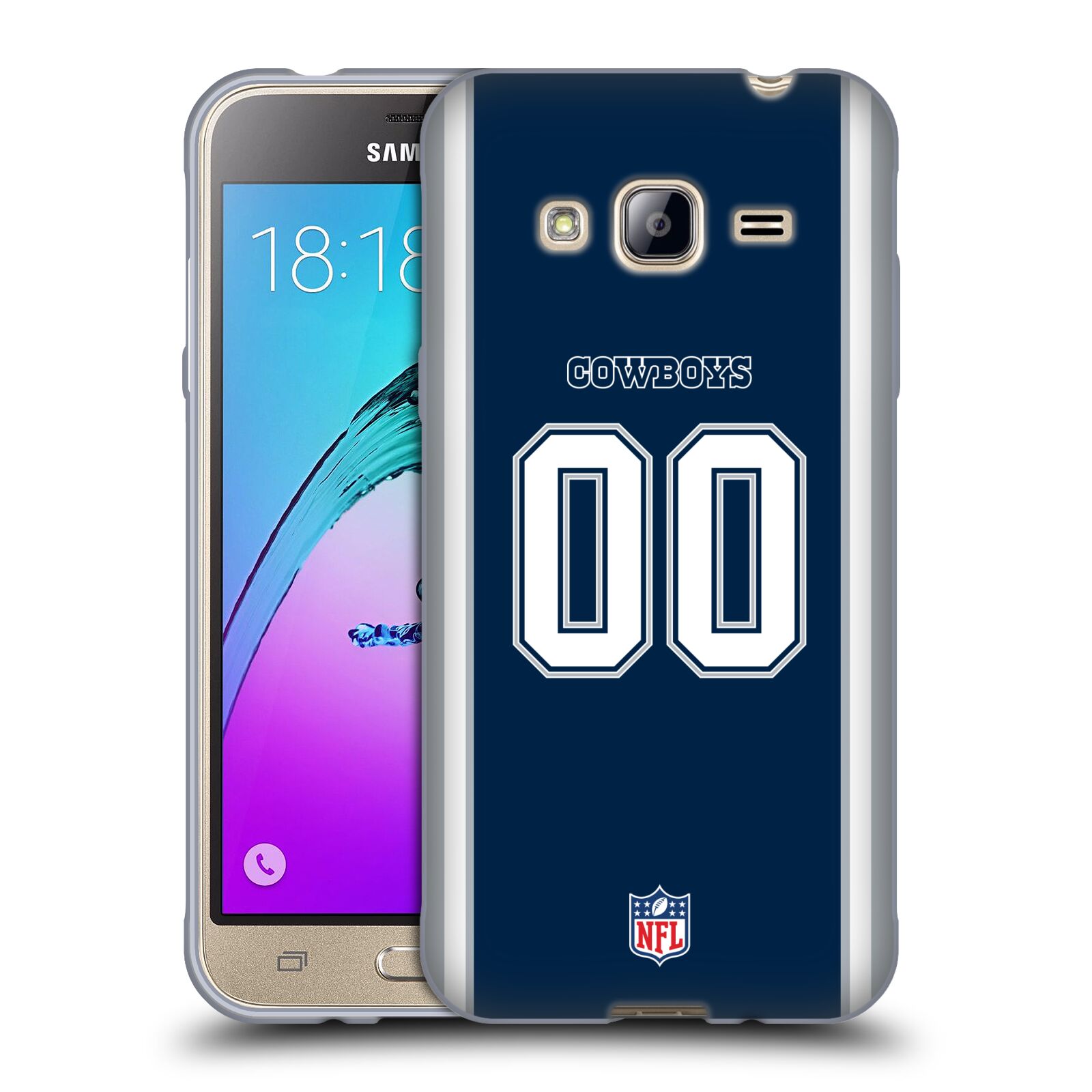 CUSTOM CUSTOMIZED PERSONALIZED NFL DALLAS COWBOYS GEL CASE FOR SAMSUNG PHONES 3