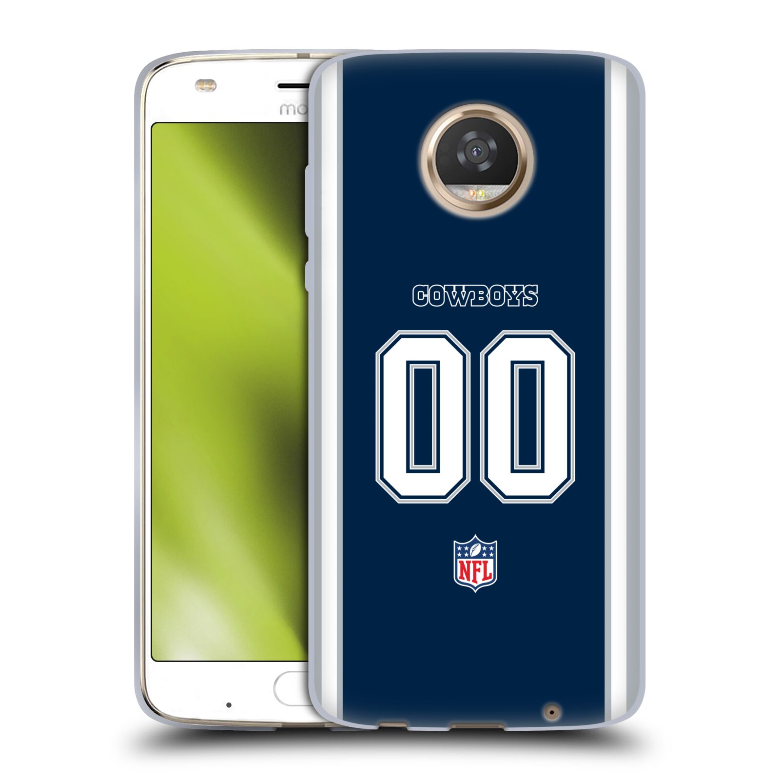 CUSTOM CUSTOMIZED PERSONALIZED NFL DALLAS COWBOYS GEL CASE FOR MOTOROLA PHONES 2