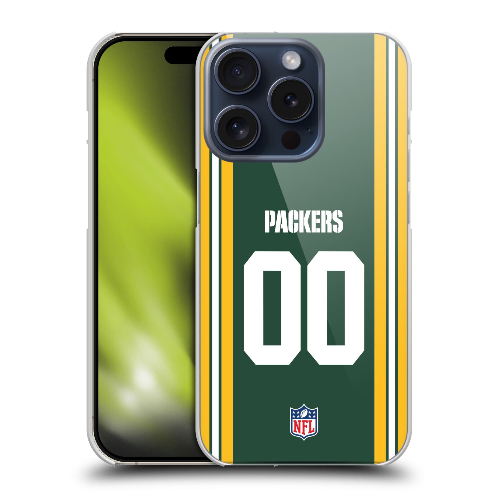 CUSTOM PERSONALIZED NFL GREEN BAY PACKERS HARD BACK CASE FOR APPLE iPHONE PHONES