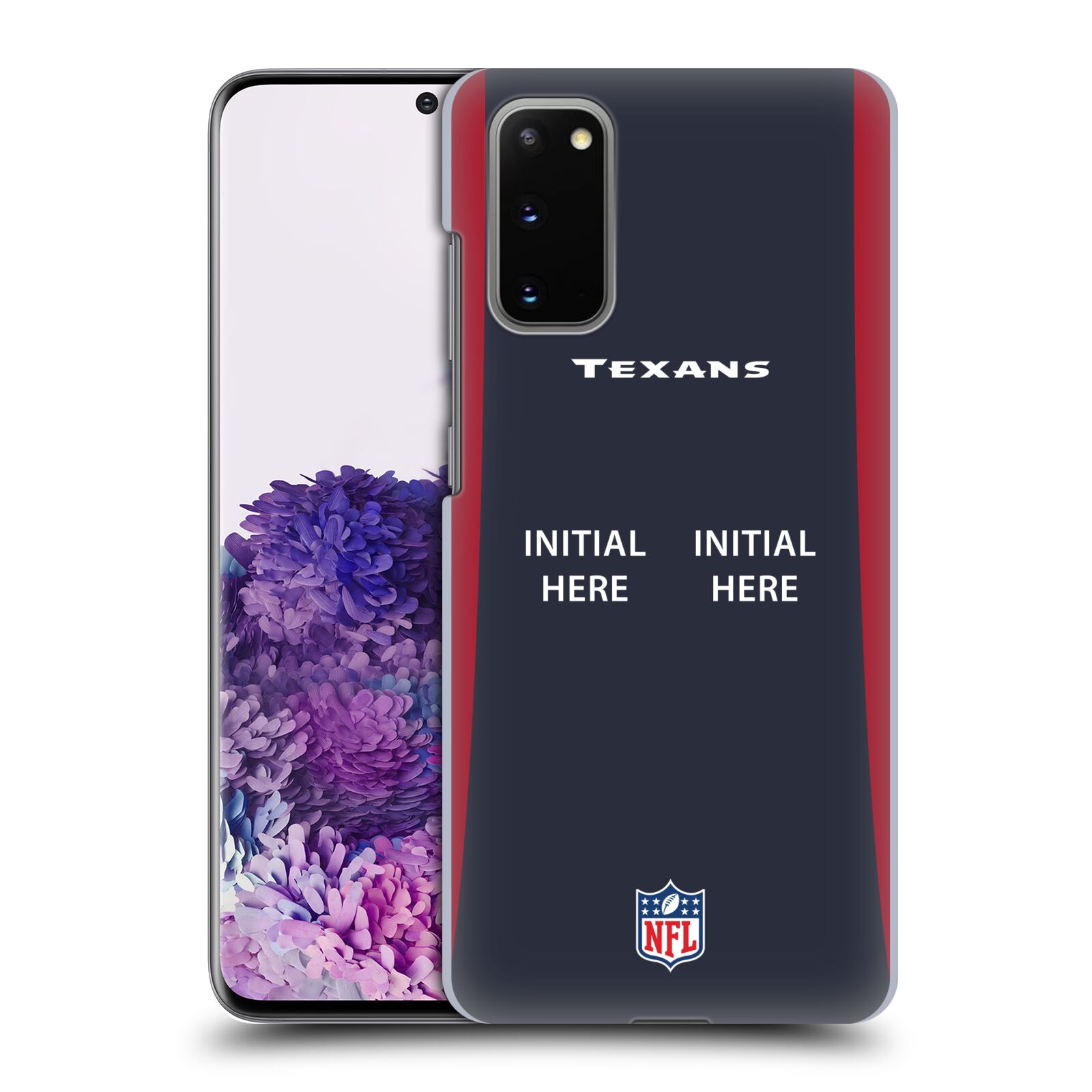 CUSTOM CUSTOMIZED PERSONALIZED NFL HOUSTON TEXANS BACK CASE FOR SAMSUNG PHONES 1