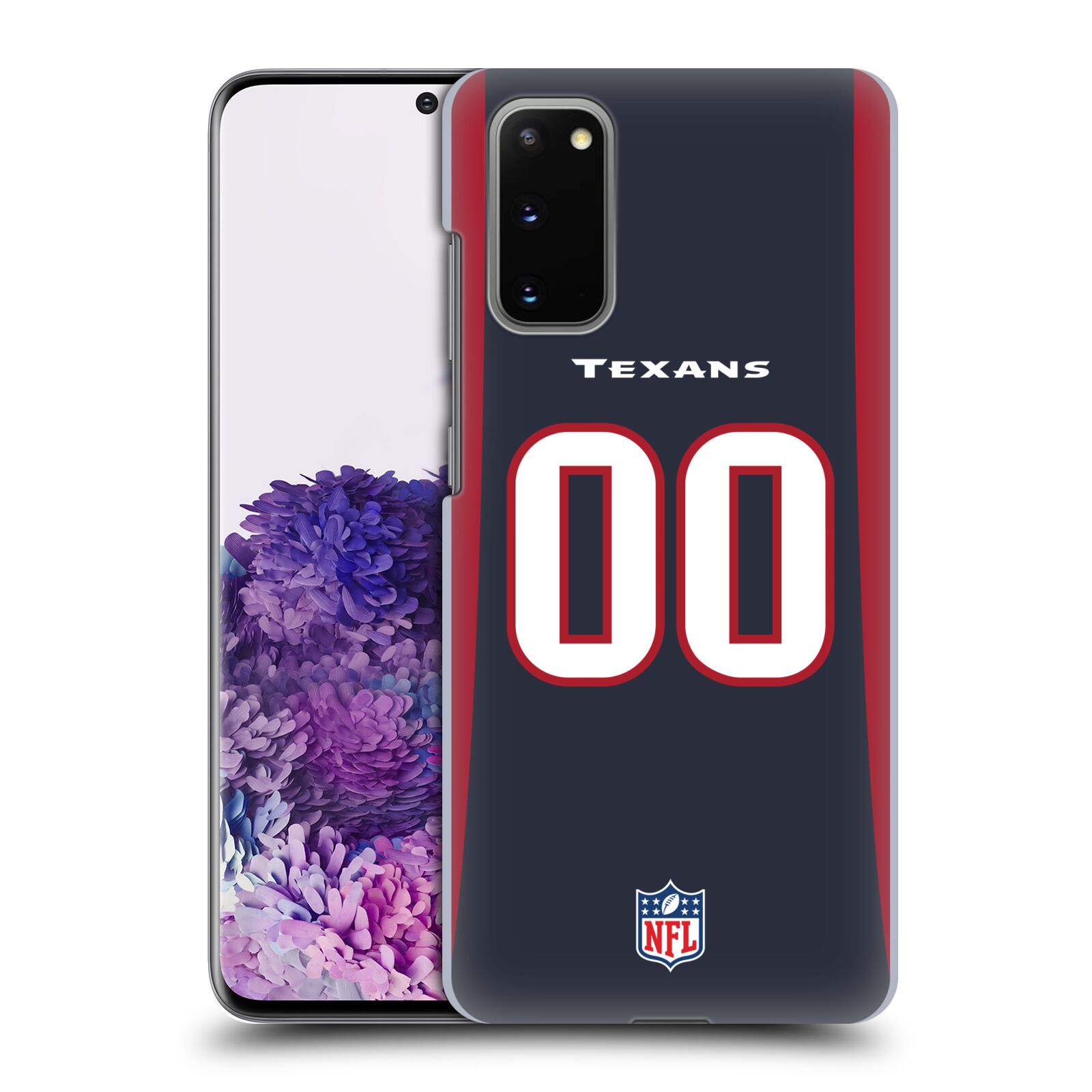 CUSTOM CUSTOMIZED PERSONALIZED NFL HOUSTON TEXANS BACK CASE FOR SAMSUNG PHONES 1