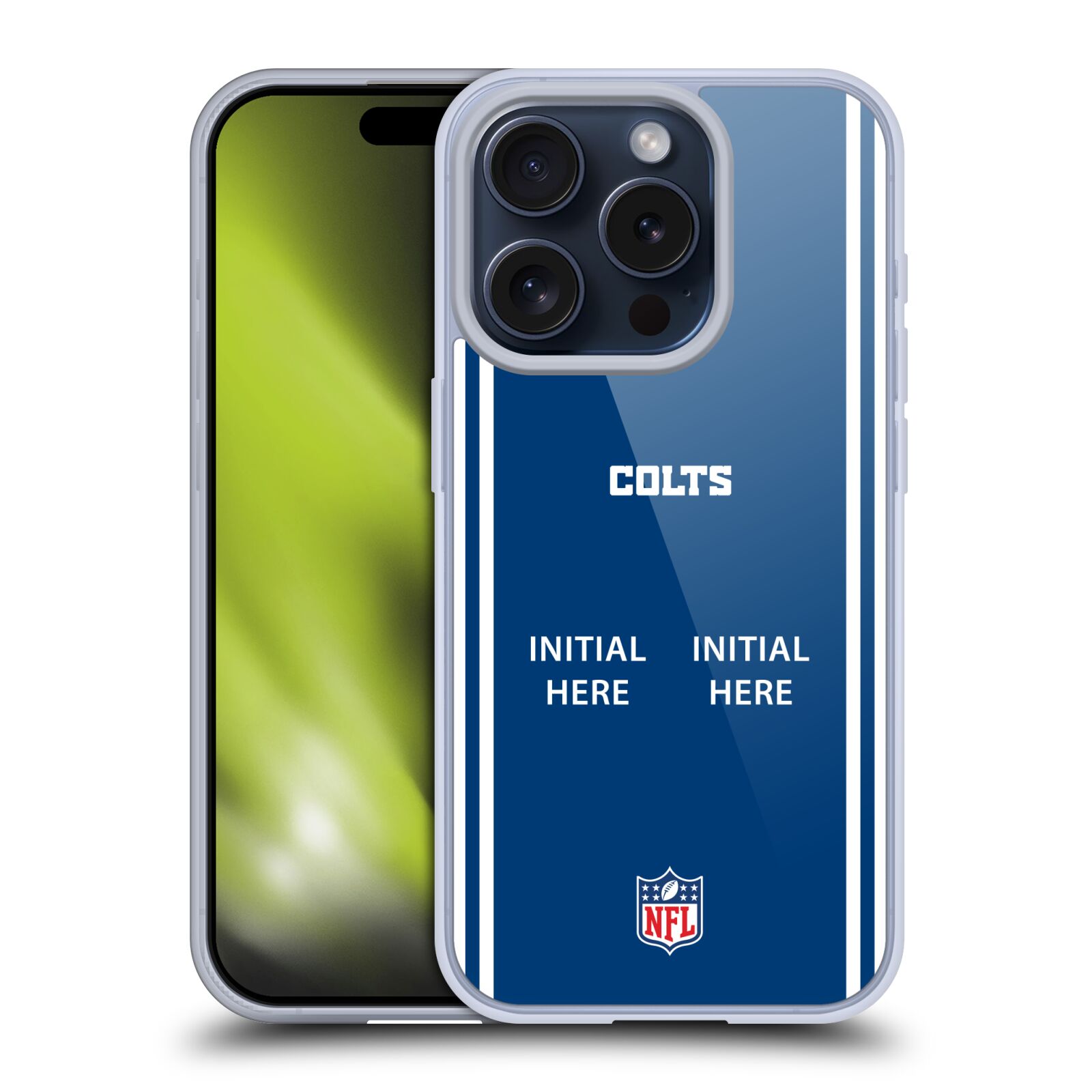 CUSTOM PERSONALIZED NFL INDIANAPOLIS COLTS SOFT GEL CASE FOR APPLE iPHONE PHONES