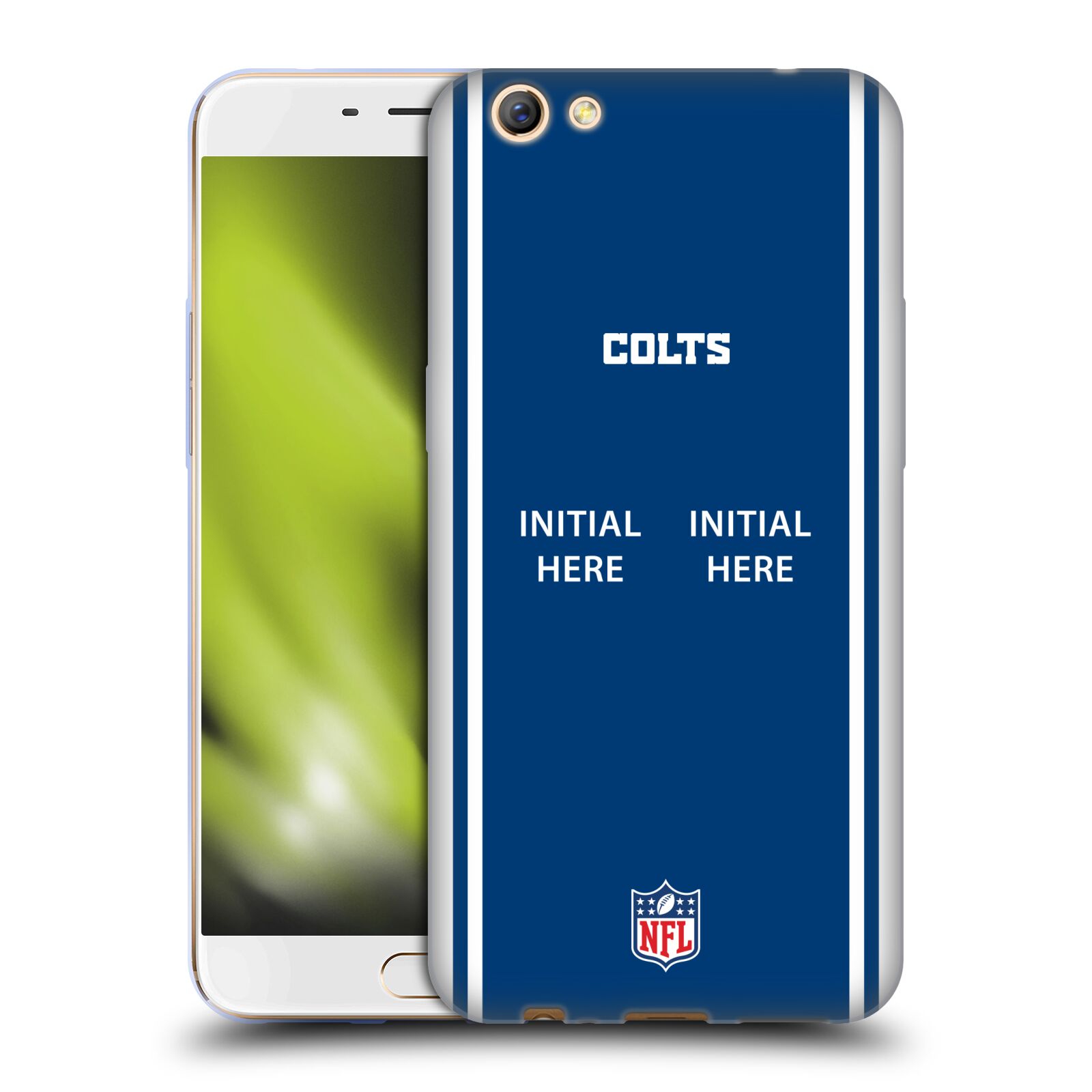 CUSTOM CUSTOMIZED PERSONALIZED NFL INDIANAPOLIS COLTS GEL CASE FOR OPPO PHONES