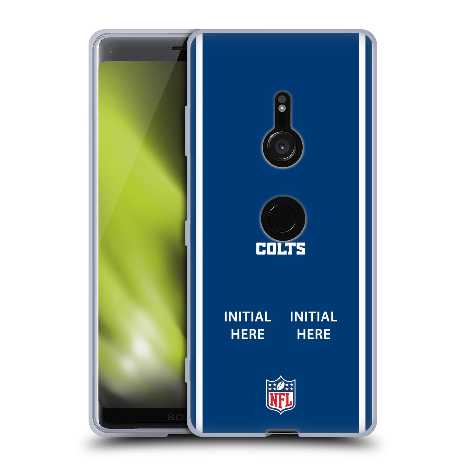 CUSTOM CUSTOMIZED PERSONALIZED NFL INDIANAPOLIS COLTS GEL CASE FOR SONY PHONES 1