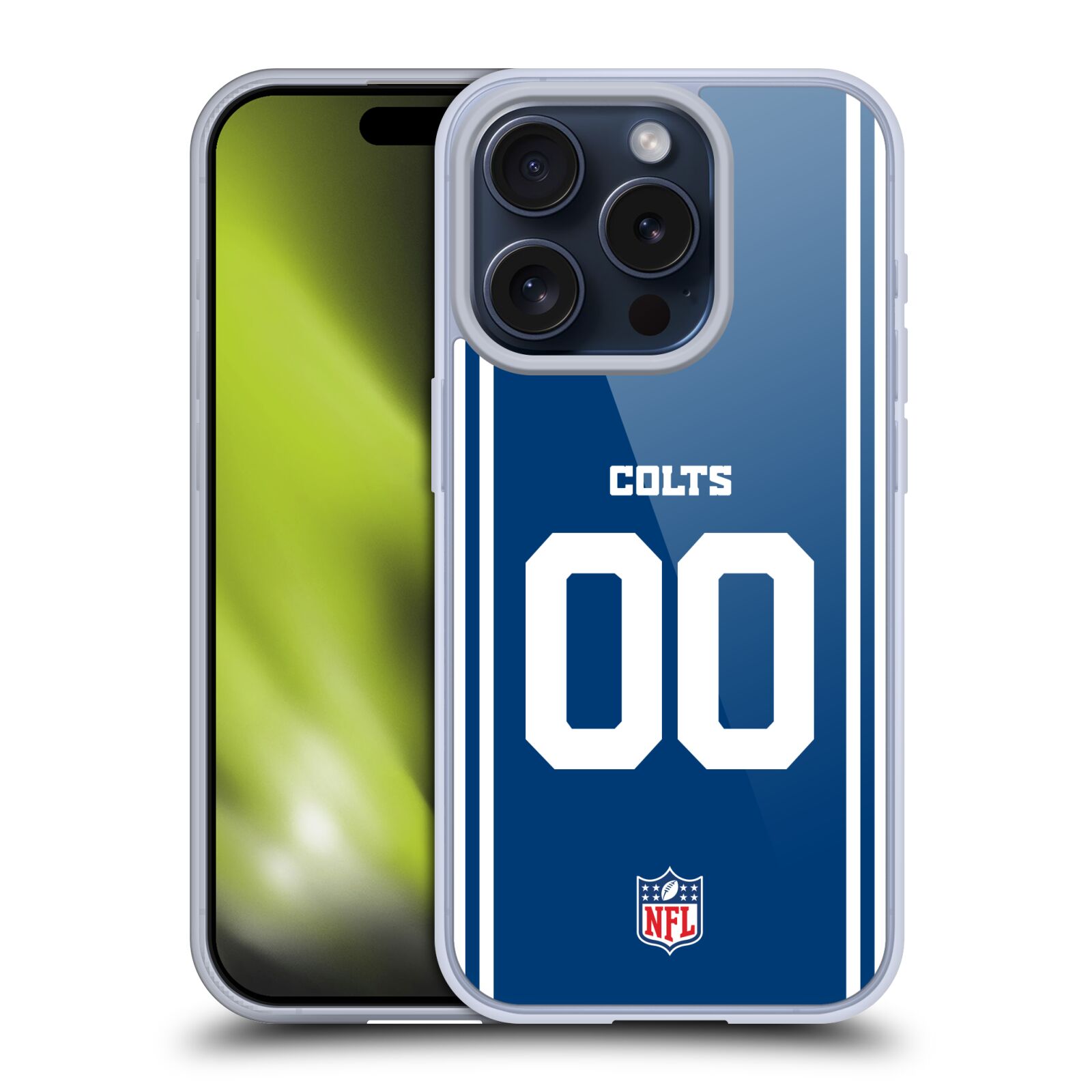 CUSTOM PERSONALIZED NFL INDIANAPOLIS COLTS SOFT GEL CASE FOR APPLE iPHONE PHONES