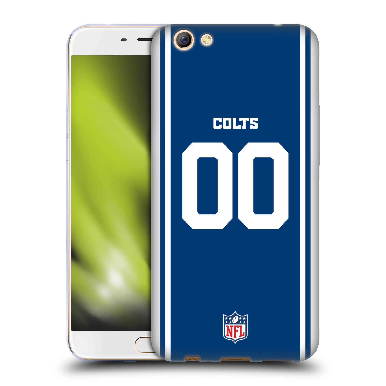 CUSTOM CUSTOMIZED PERSONALIZED NFL INDIANAPOLIS COLTS GEL CASE FOR OPPO PHONES