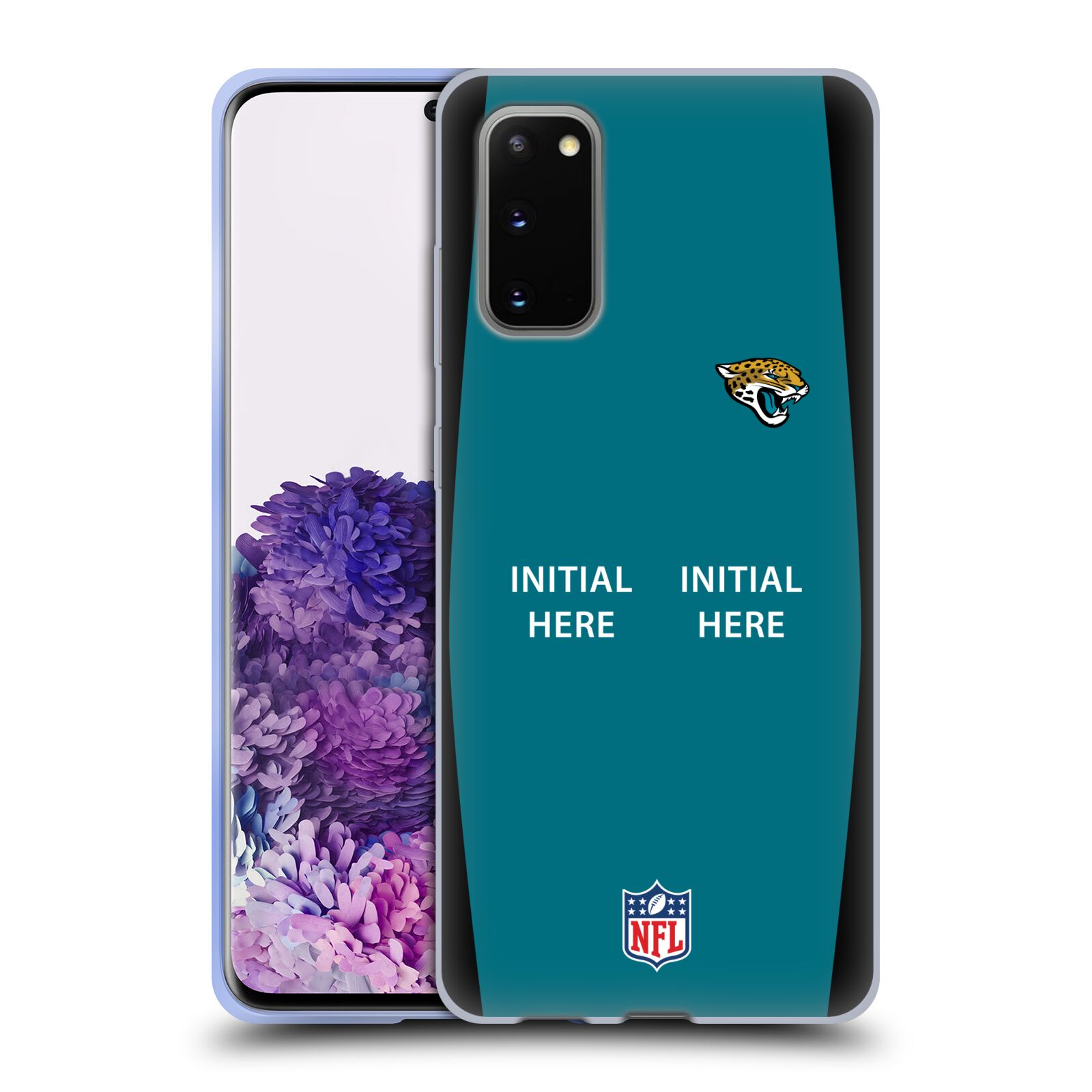 CUSTOM PERSONALIZED NFL JACKSONVILLE JAGUARS SOFT GEL CASE FOR SAMSUNG PHONES 1