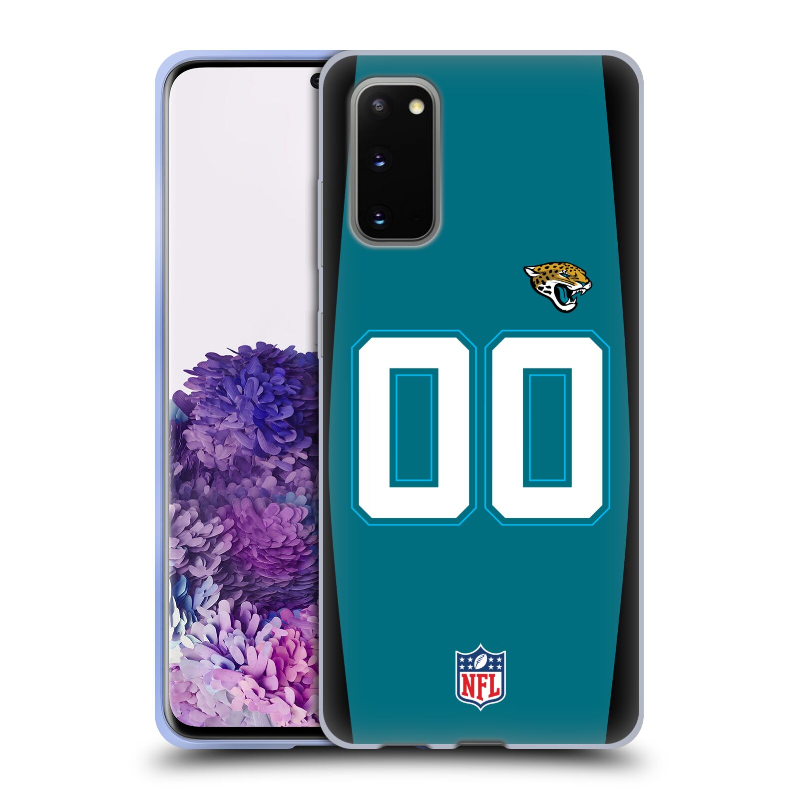 CUSTOM PERSONALIZED NFL JACKSONVILLE JAGUARS SOFT GEL CASE FOR SAMSUNG PHONES 1