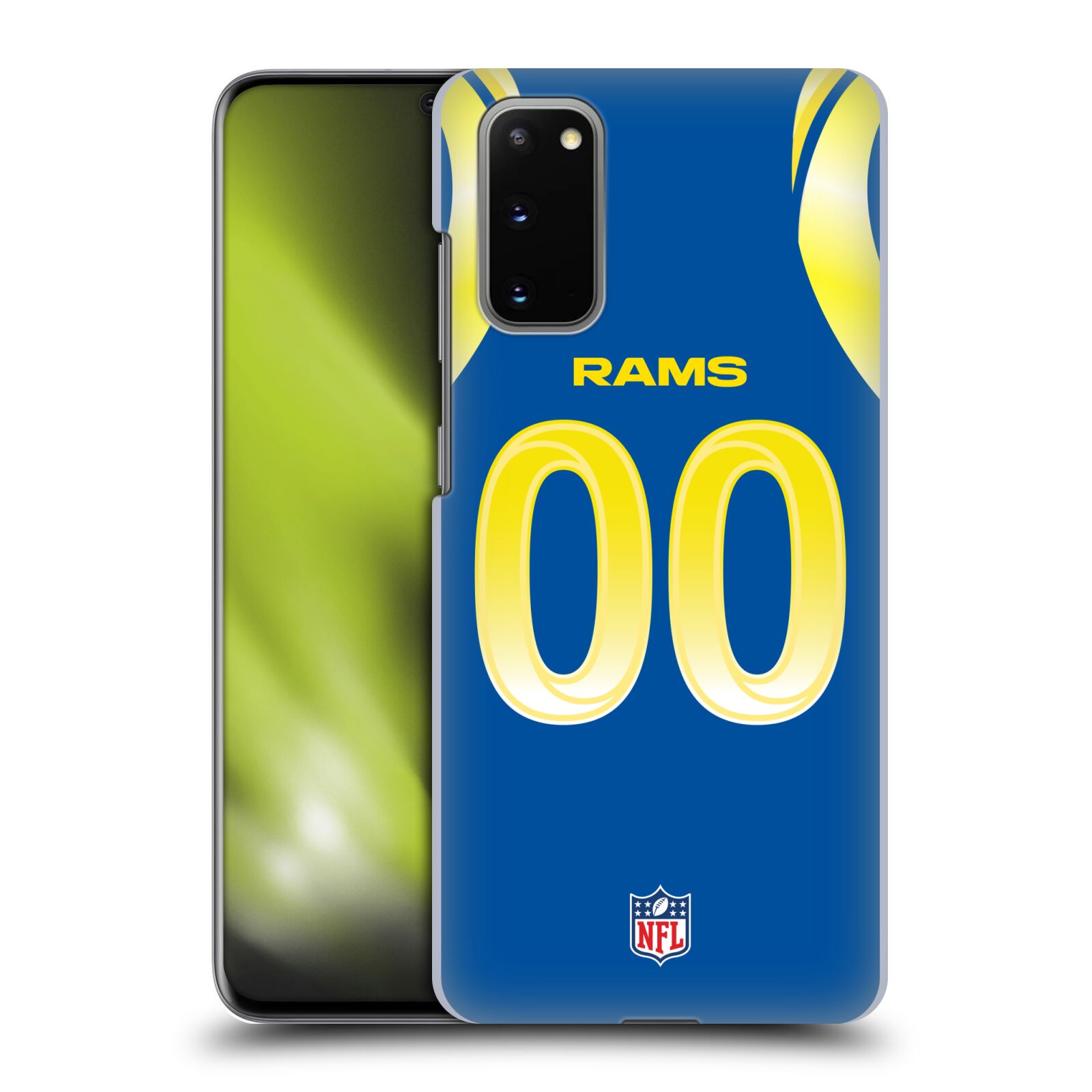 CUSTOM CUSTOMIZED PERSONALIZED NFL LOS ANGELES RAMS CASE FOR SAMSUNG PHONES 1