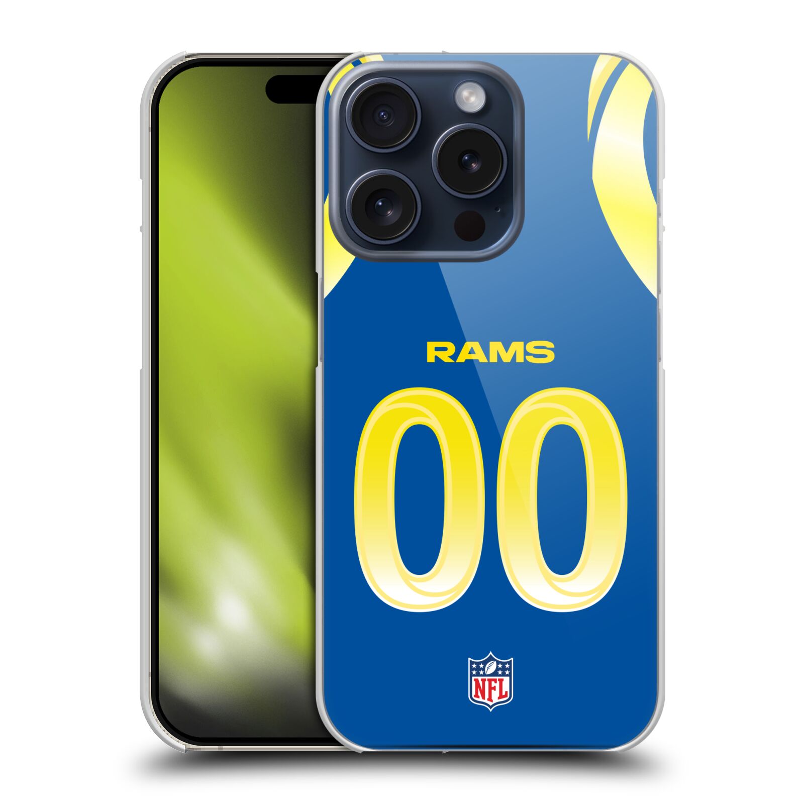 CUSTOM CUSTOMIZED PERSONALIZED NFL LOS ANGELES RAMS CASE FOR APPLE iPHONE PHONES