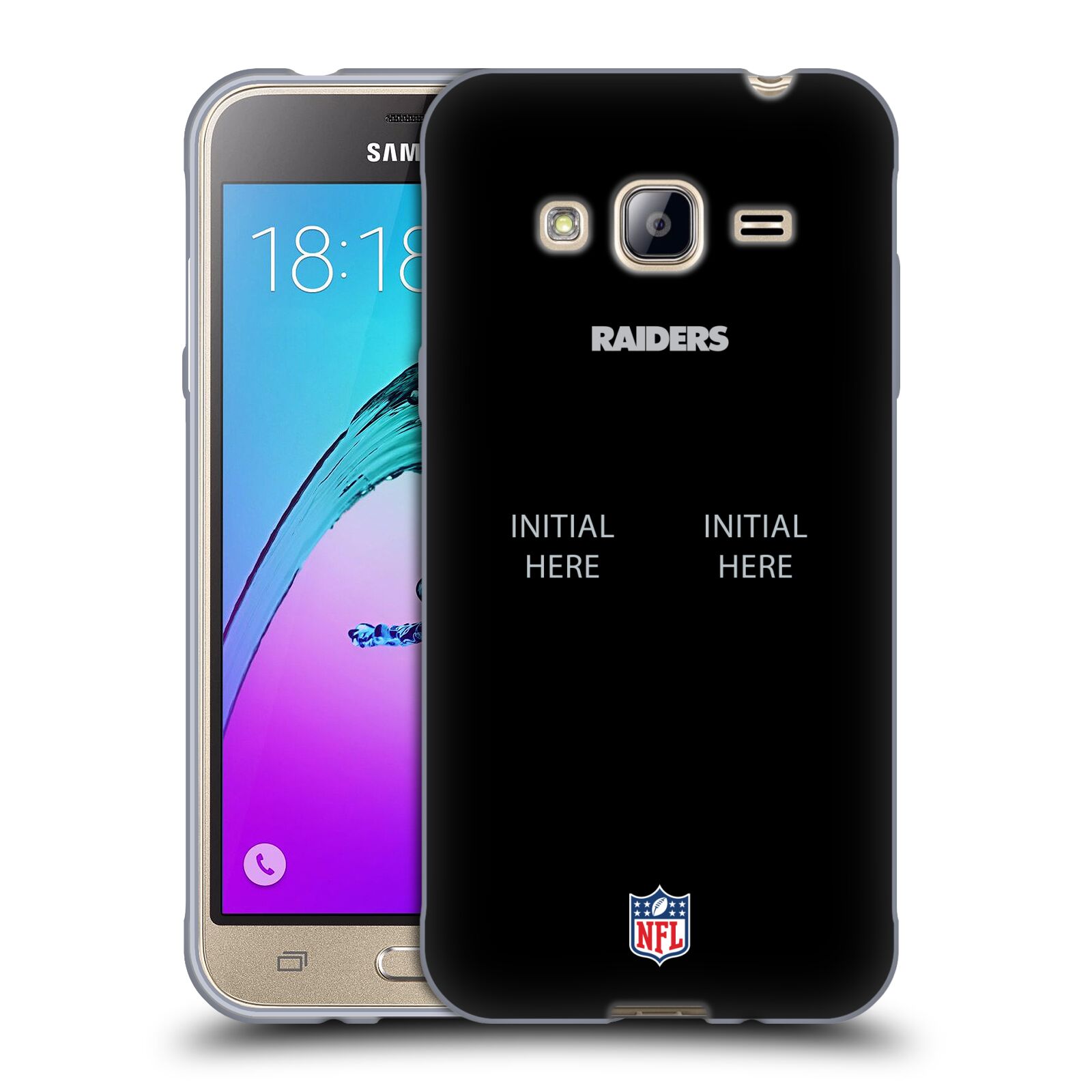 CUSTOM PERSONALIZED NFL LAS VEGAS RAIDERS SOFT GEL CASE FOR SAMSUNG PHONES 3