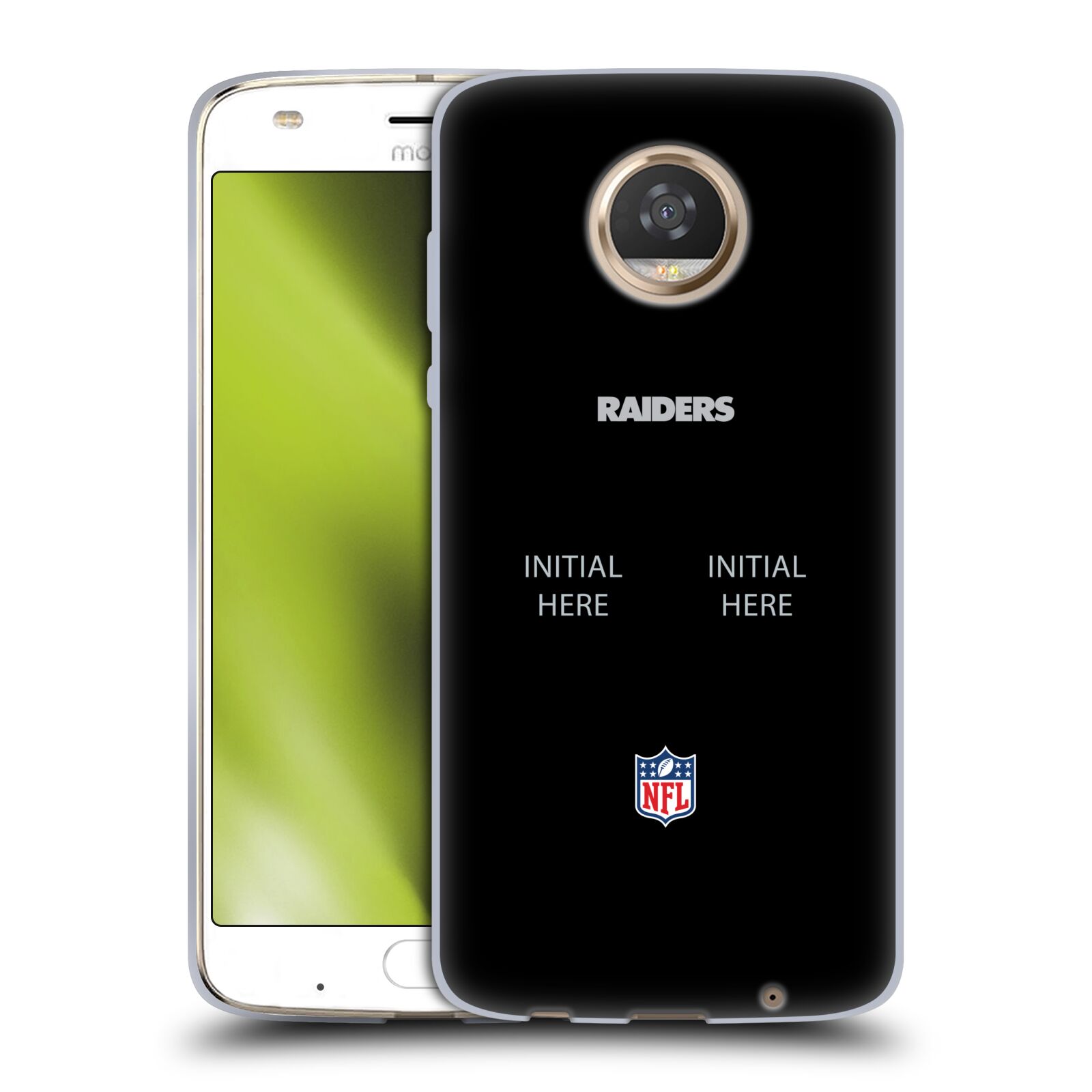 CUSTOM PERSONALIZED NFL LAS VEGAS RAIDERS SOFT GEL CASE FOR MOTOROLA PHONES 2