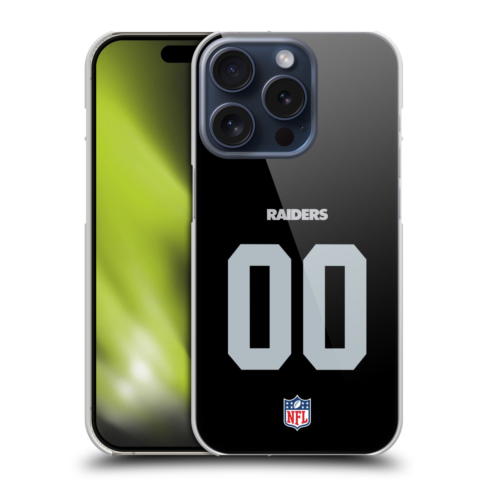 CUSTOM PERSONALIZED NFL LAS VEGAS RAIDERS HARD BACK CASE FOR APPLE iPHONE PHONES