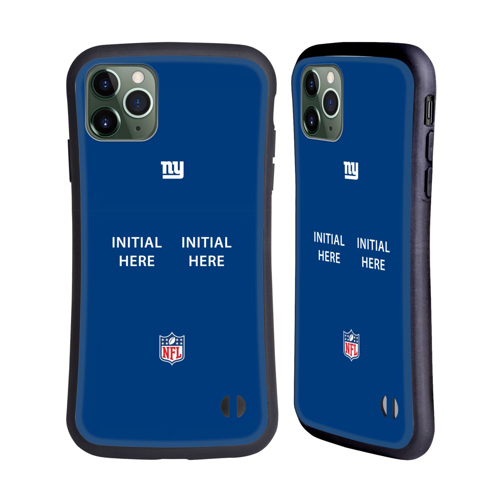 CUSTODIA IBRIDA PERSONALIZZATA NFL NEW YORK GIANTS PER TELEFONI APPLE iPHONES - Foto 8 di 9