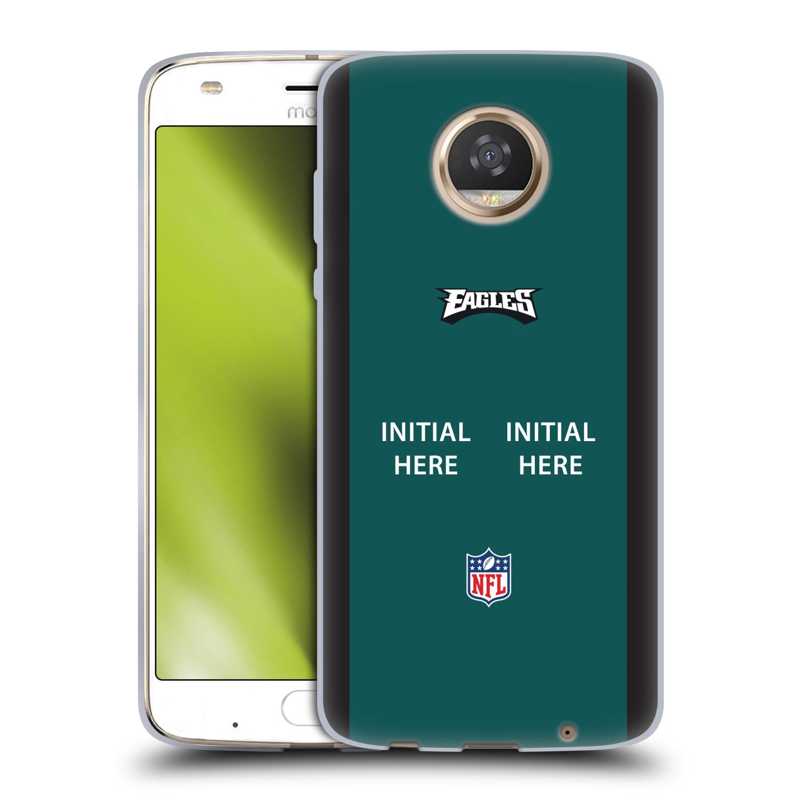 CUSTOM PERSONALIZED NFL PHILADELPHIA EAGLES SOFT GEL CASE FOR MOTOROLA PHONES