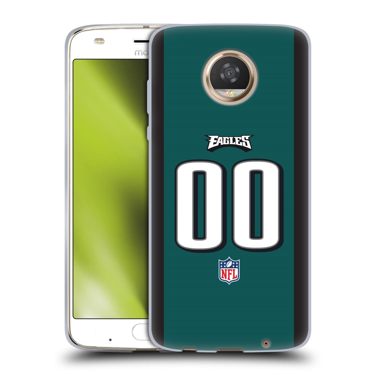 CUSTOM PERSONALIZED NFL PHILADELPHIA EAGLES SOFT GEL CASE FOR MOTOROLA PHONES