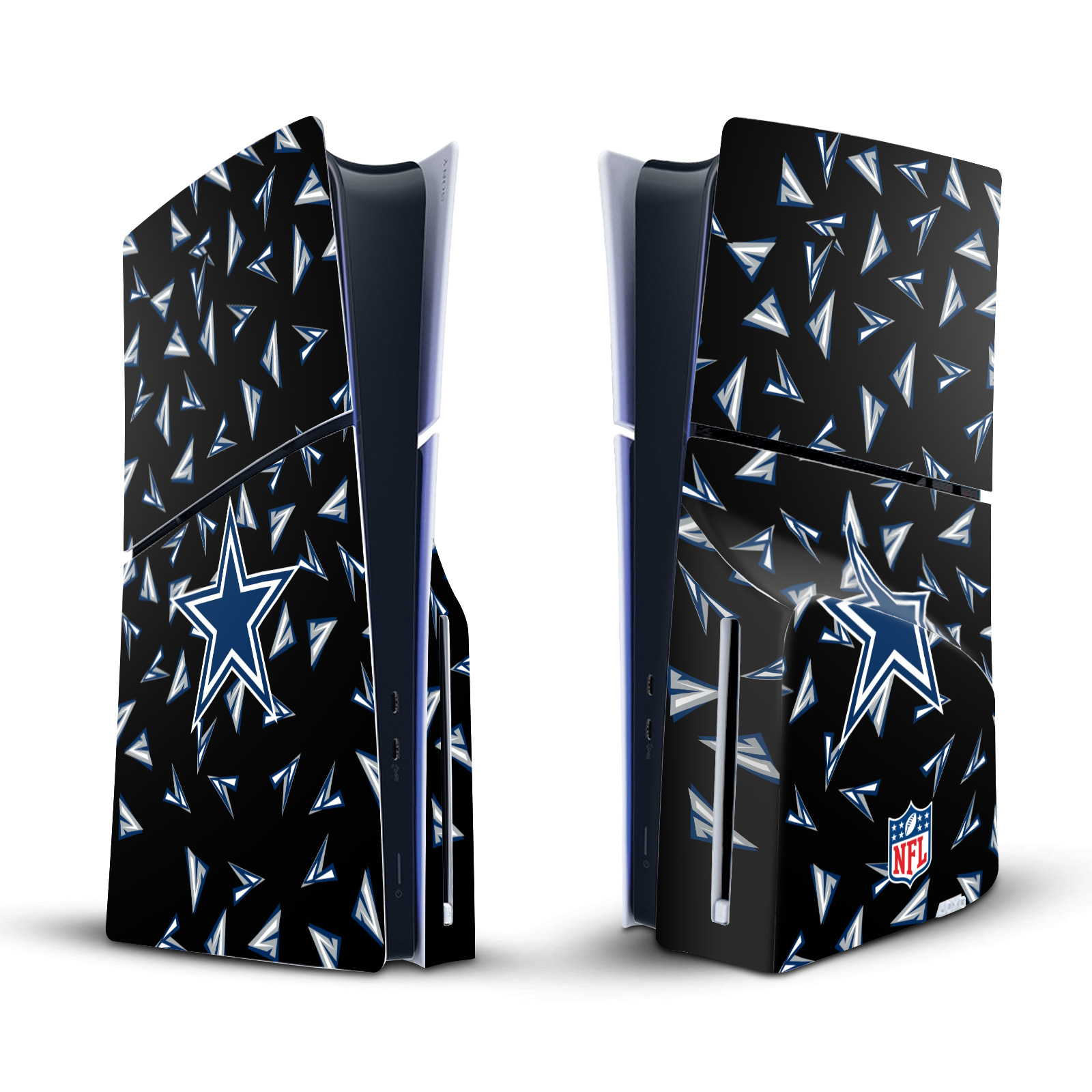 NFL DALLAS COWBOYS VINYL SKIN DECAL FOR SONY PS5 SLIM DISC EDITION CONSOLE