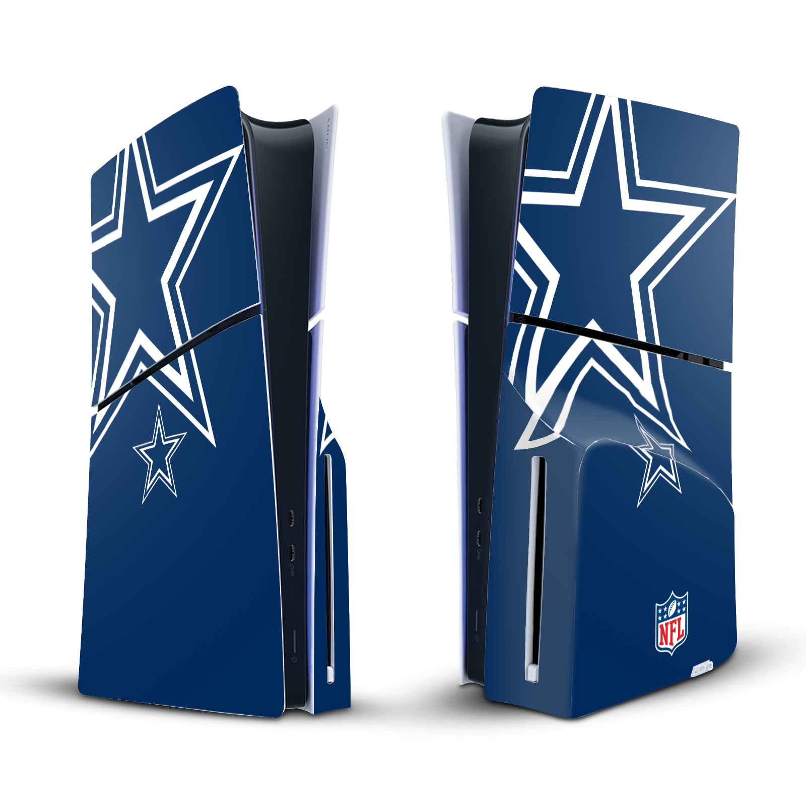 NFL DALLAS COWBOYS VINYL SKIN DECAL FOR SONY PS5 SLIM DISC EDITION CONSOLE