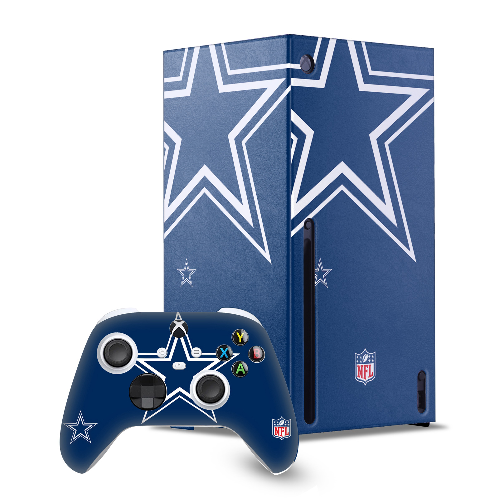 OFFICIAL NFL DALLAS COWBOYS CONSOLE WRAP AND CONTROLLER SKIN FOR XBOX SERIES X