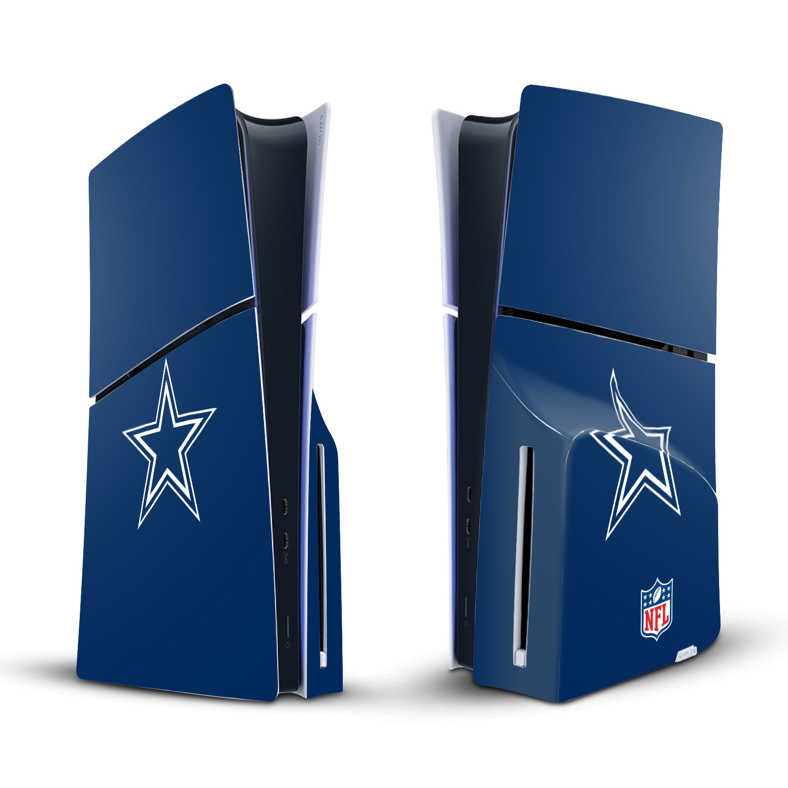 NFL DALLAS COWBOYS VINYL SKIN DECAL FOR SONY PS5 SLIM DISC EDITION CONSOLE