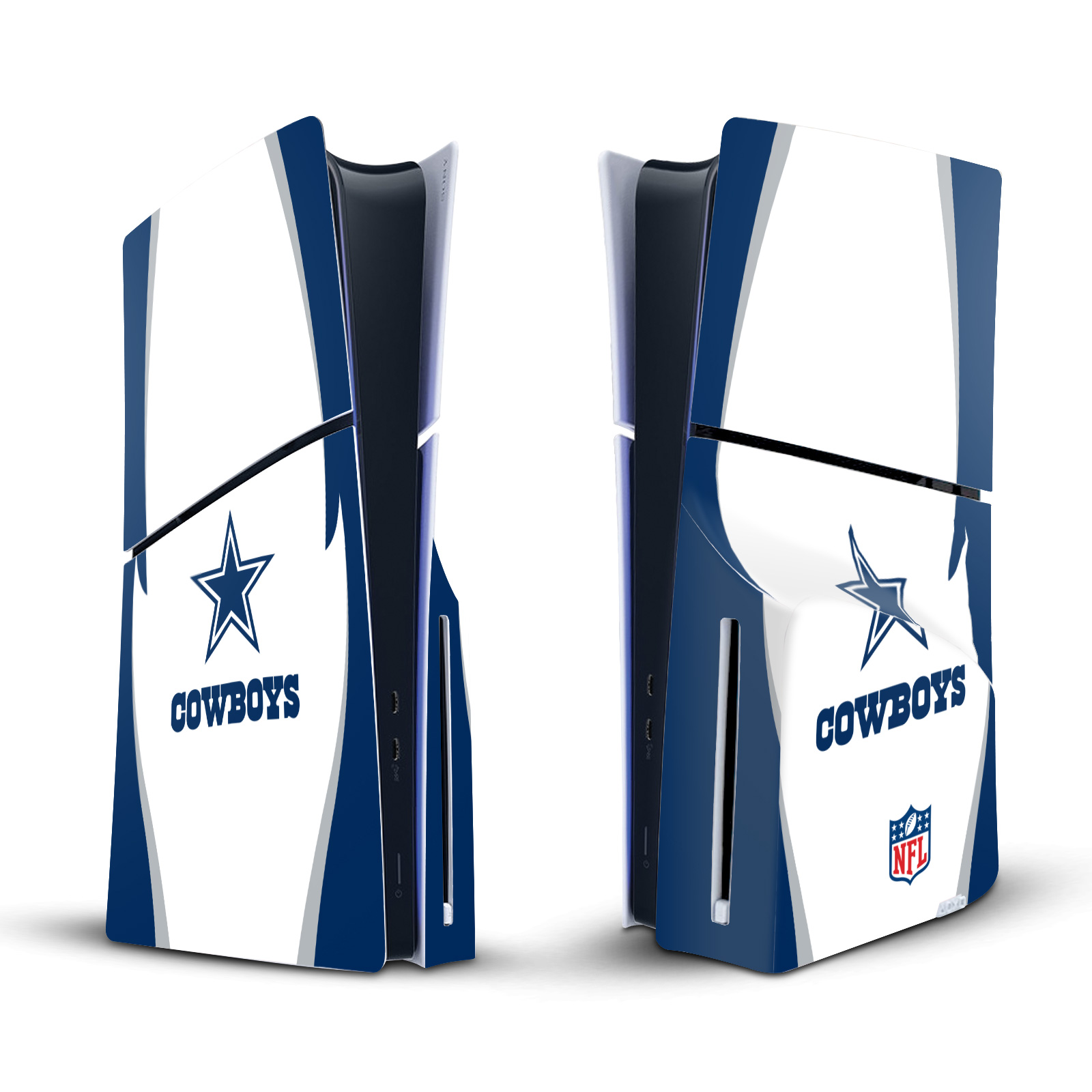 NFL DALLAS COWBOYS VINYL SKIN DECAL FOR SONY PS5 SLIM DISC EDITION CONSOLE