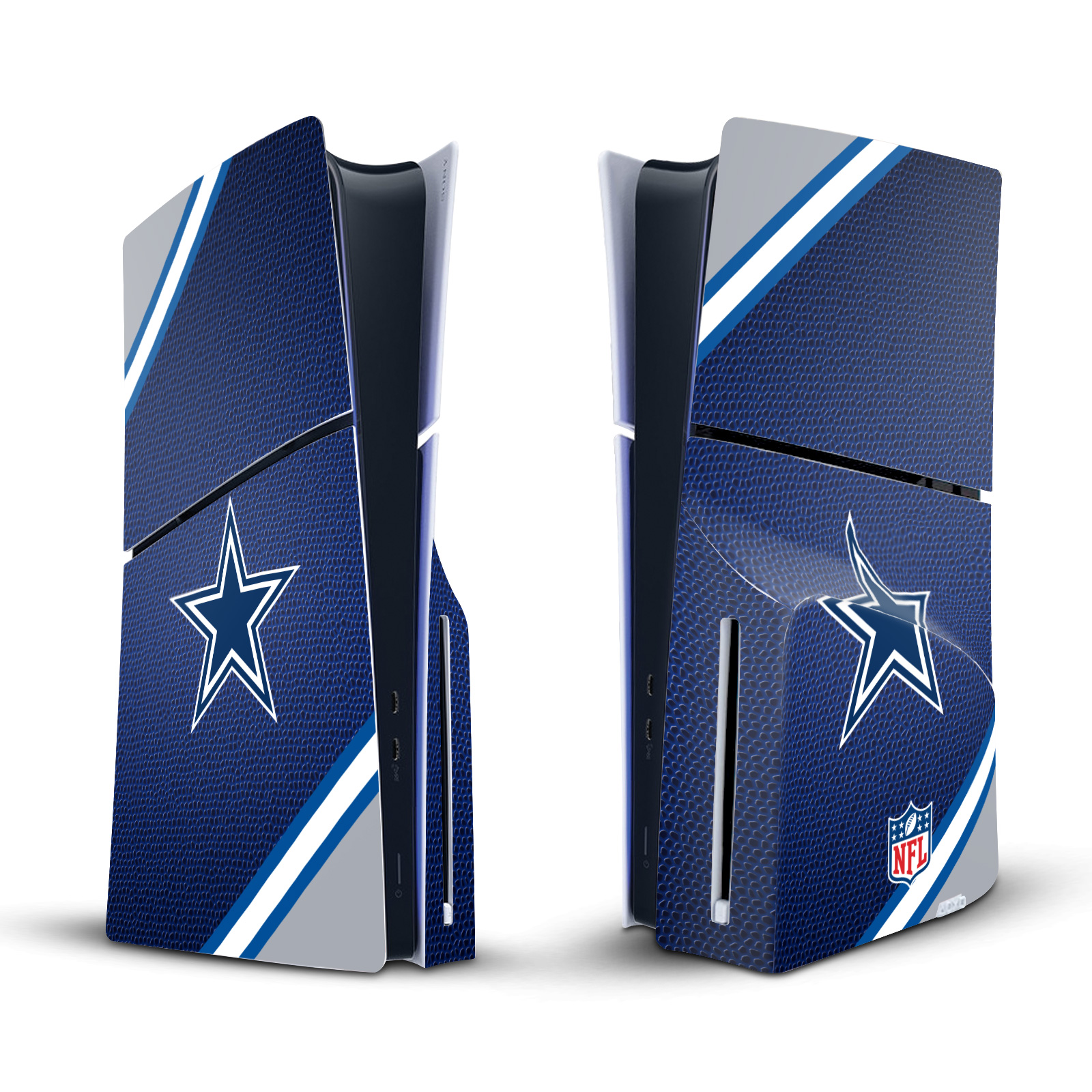 NFL DALLAS COWBOYS VINYL SKIN DECAL FOR SONY PS5 SLIM DISC EDITION CONSOLE