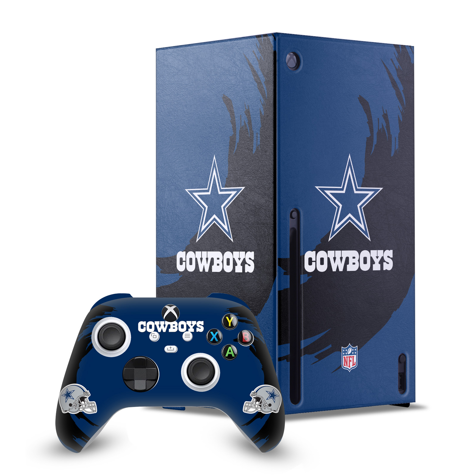 OFFICIAL NFL DALLAS COWBOYS CONSOLE WRAP AND CONTROLLER SKIN FOR XBOX SERIES X